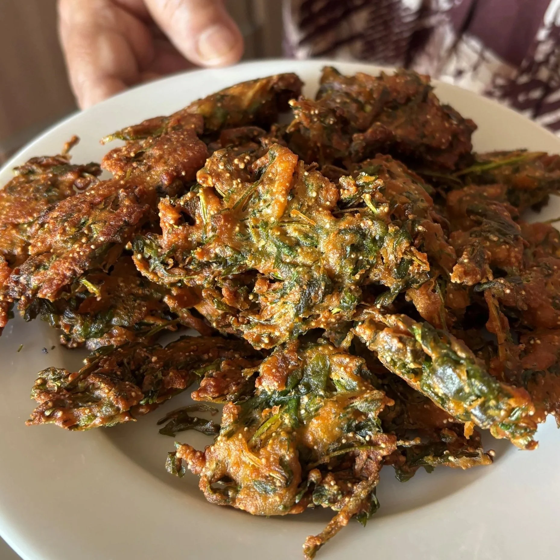 Dhonepata-r Bora: A Coriander Fritter to Bring in the Monsoon