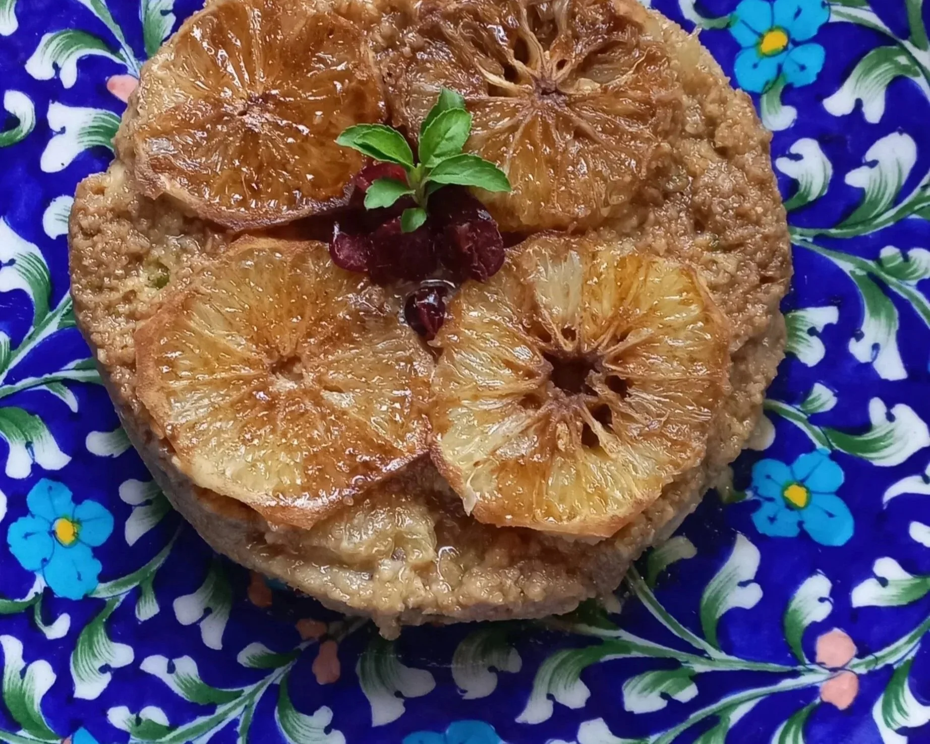 A Teatime Recipe for Mosambi Upside Down Cake