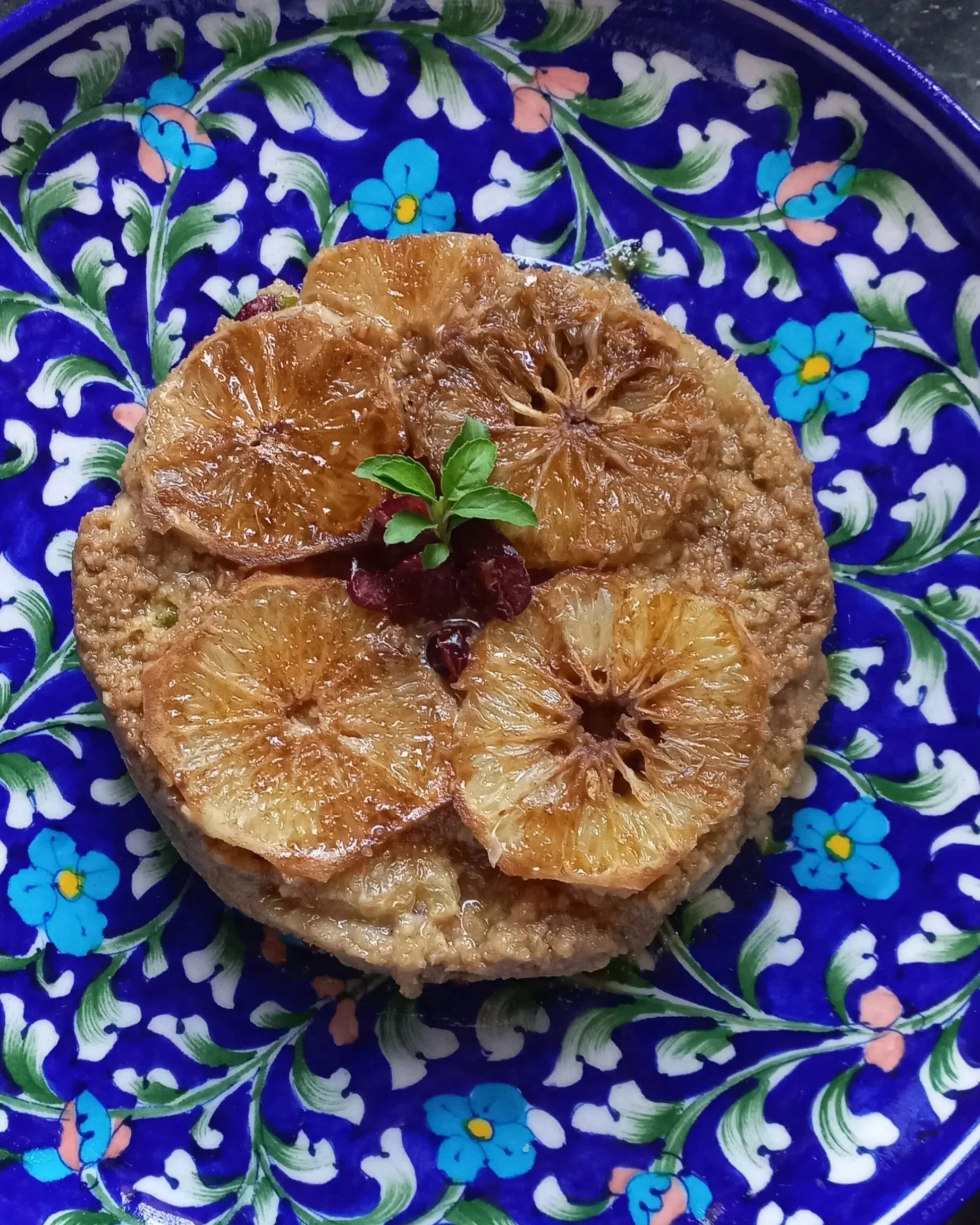 A Gluten-Free Upside Down Mosambi Cake