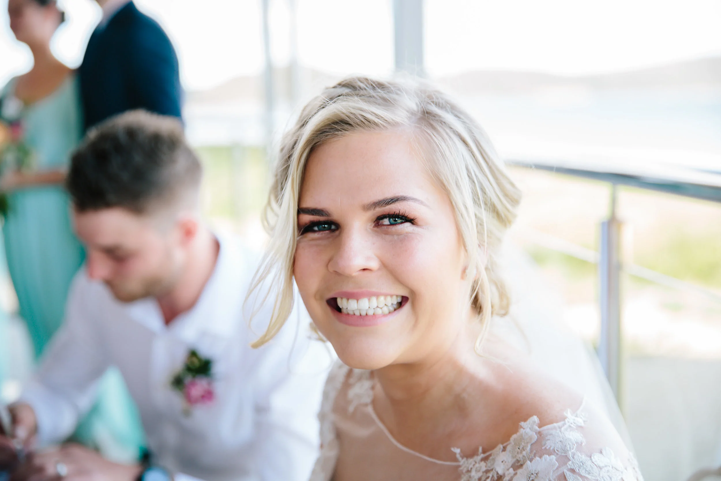 Hills District, Sydney Wedding photography - happy bride