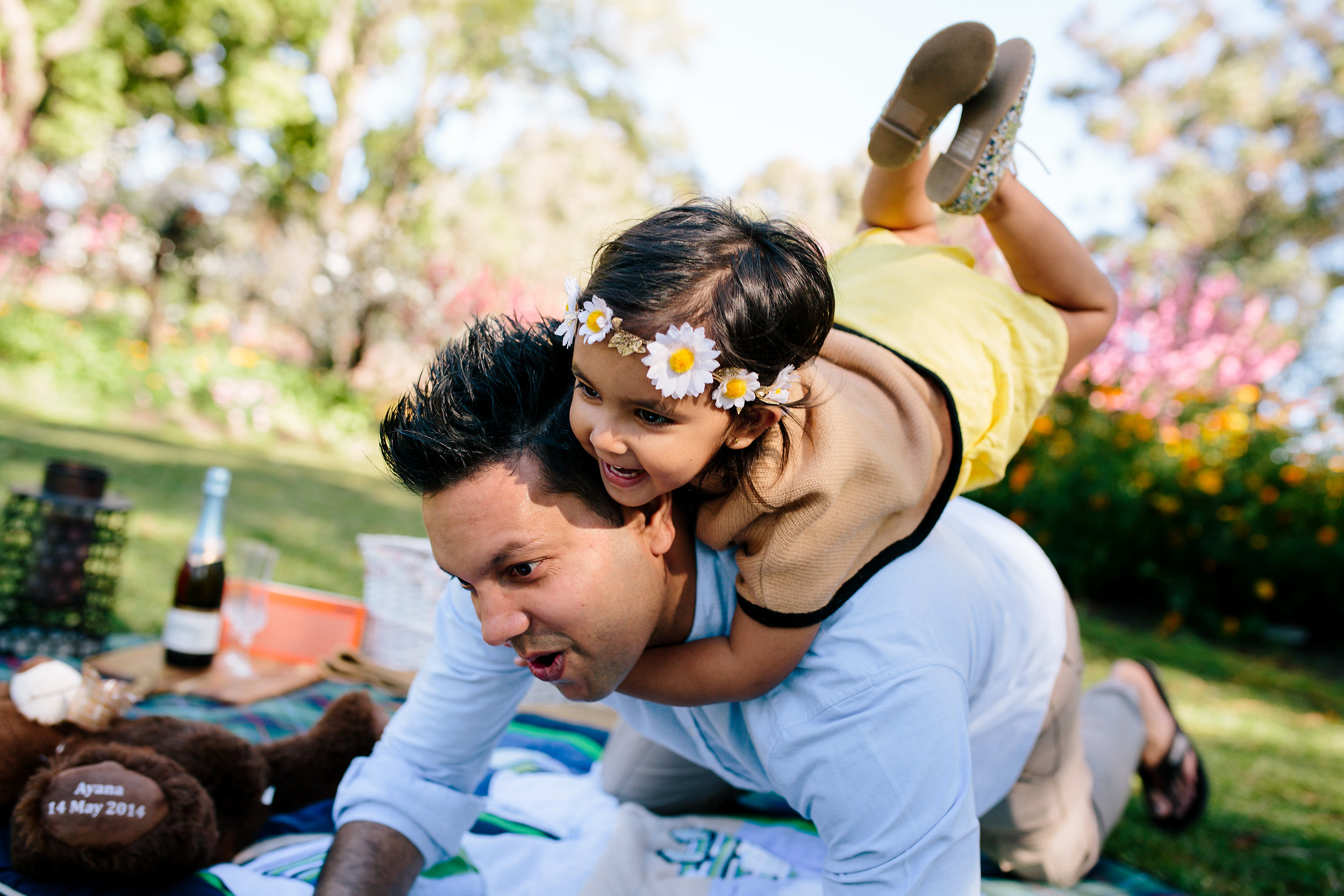 dad and daughter