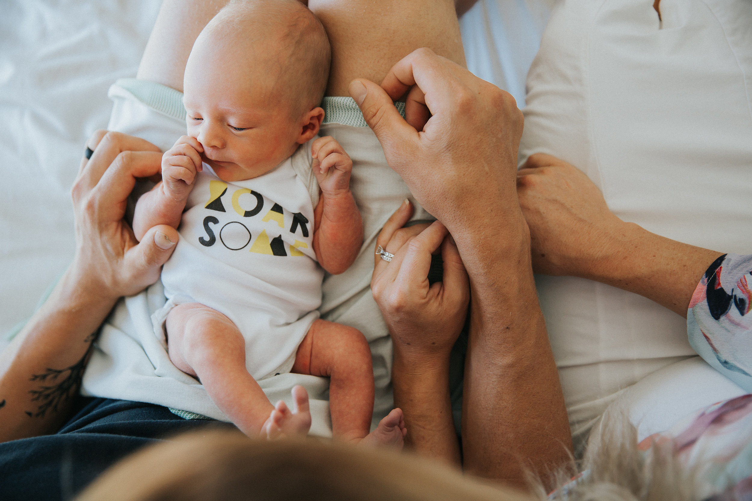 lifestyle newborn photography