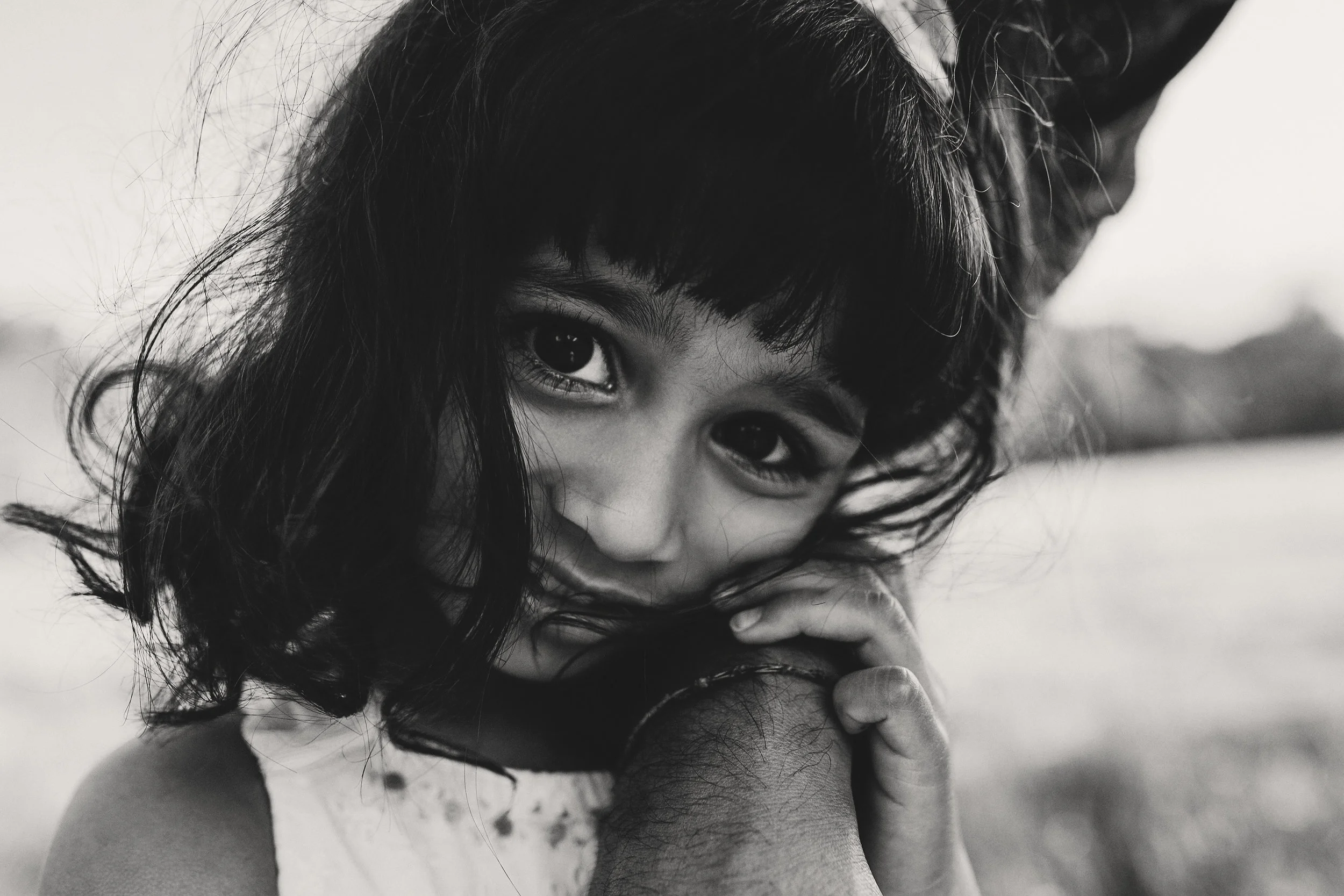 shy toddler