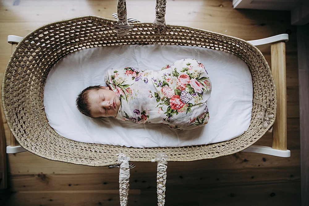 Brand new baby girl | Toshi wrap | Lauren Kennedy Photographer