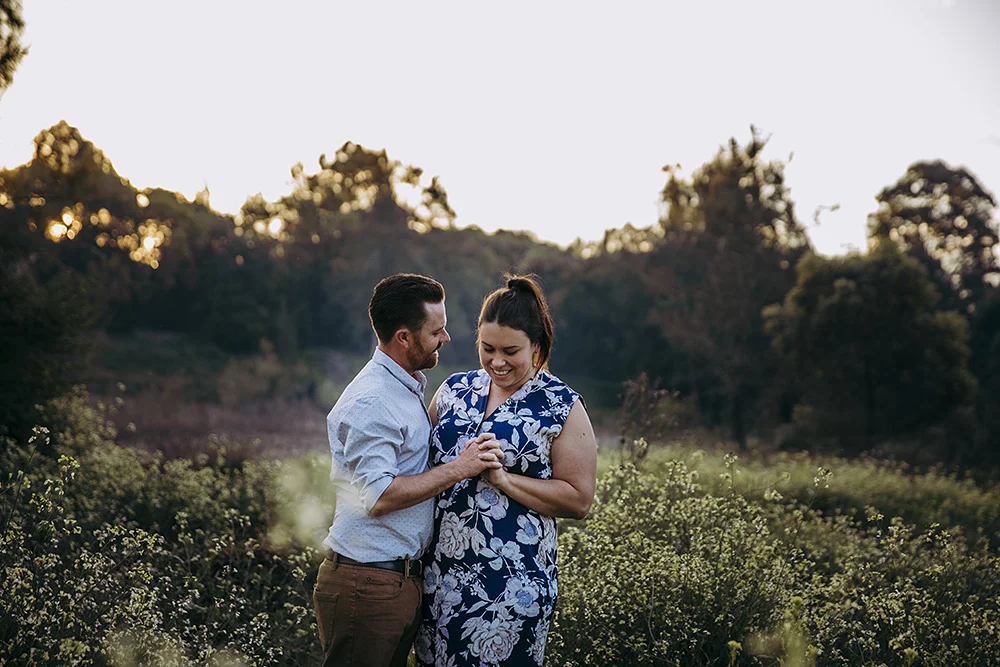 Hills District Wedding Photographer - couple in flowers