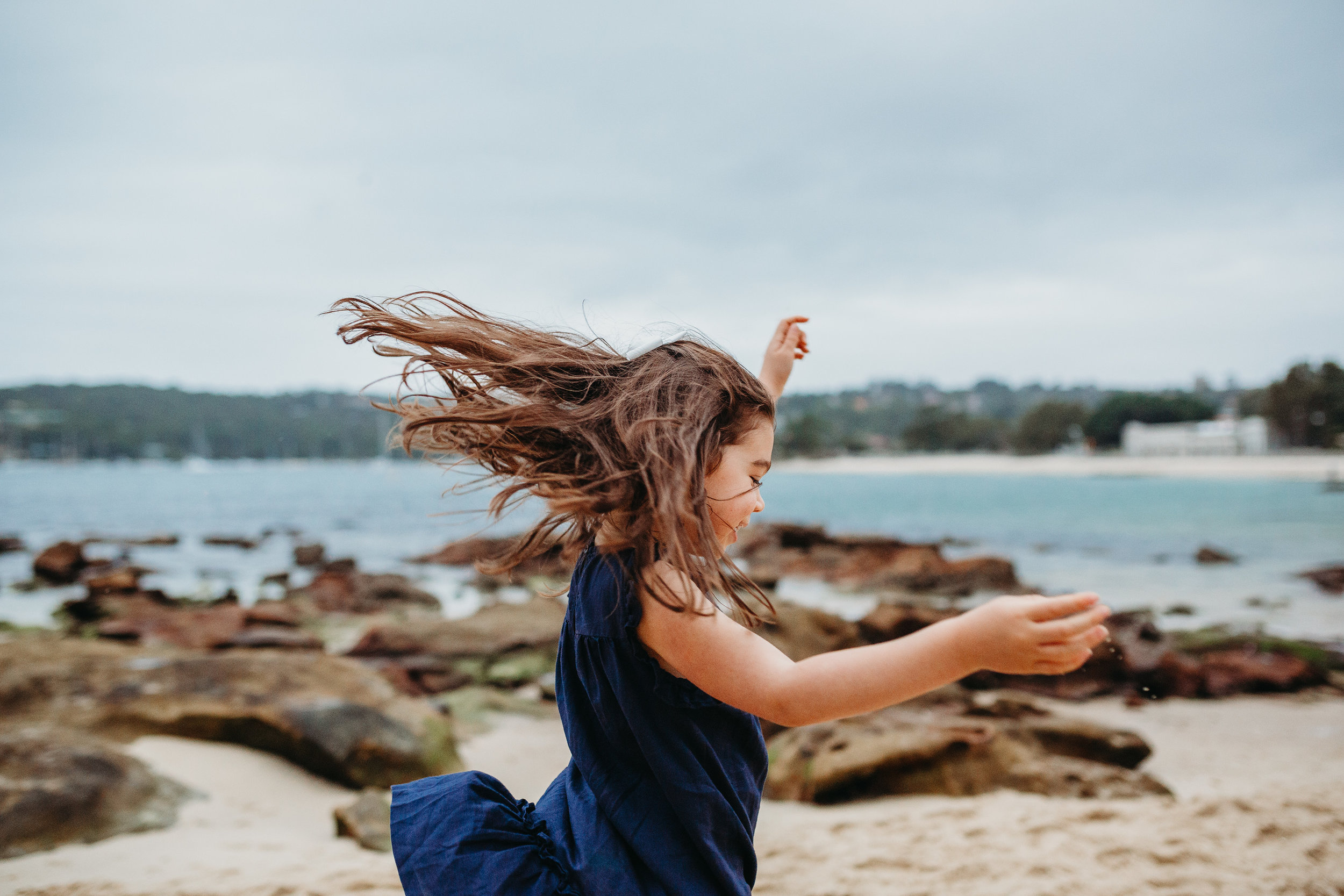 Twirl girl - Balmoral beach