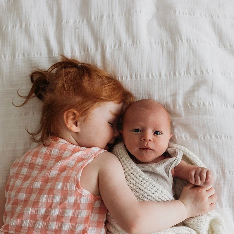 Sweet siblings.  Sometimes they love them, sometimes they don't want to acknowledge they exist, you can't force it but gosh it is a joy to photograph when they love on them.
.
.
#hawkesburynewbornphotographer #sydneynewbornphotographer #hillsdistrict