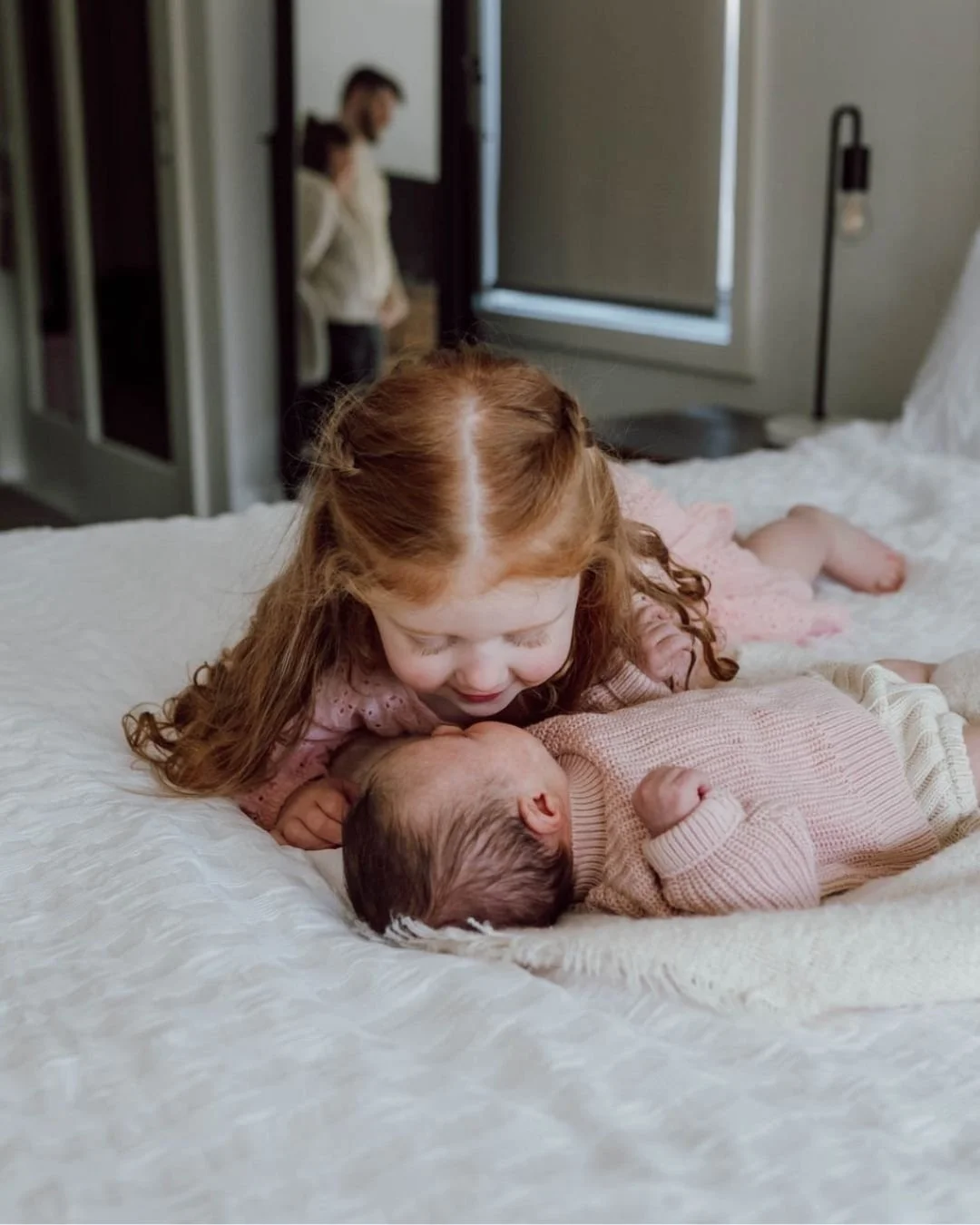 Ever wonder what *real* love looks like in photos? This moment says it all.

I just love being able to see mum and dad watching in the mirror reflection.  A happy accident or deliberate composition? 

#hawkesburyphotographer #hawkesburynewbornphotogr