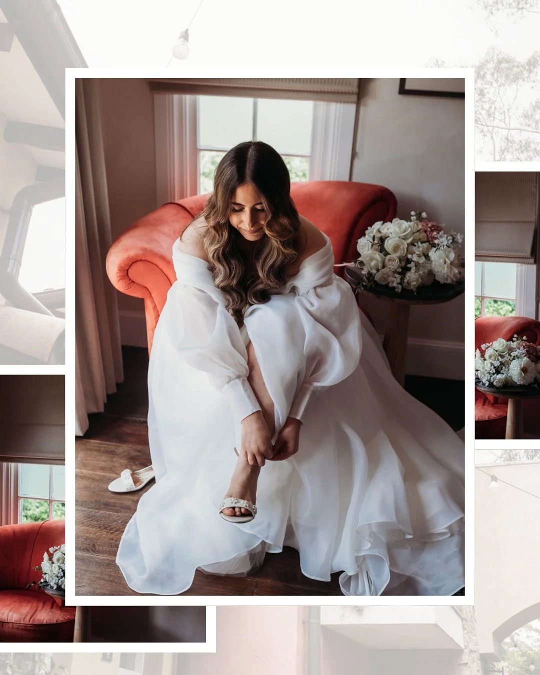 Lush getting ready shots for Laura &amp; Alex at @guestlands accommodation for their beautiful small wedding last year.