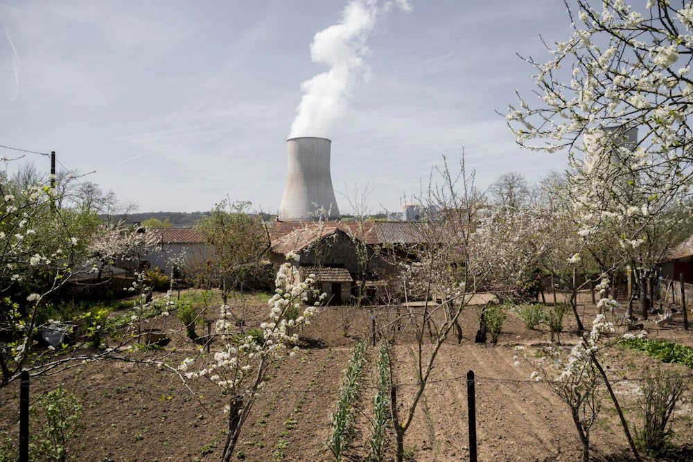 Nuclear Power Station Cooling Tower, Giveux, France