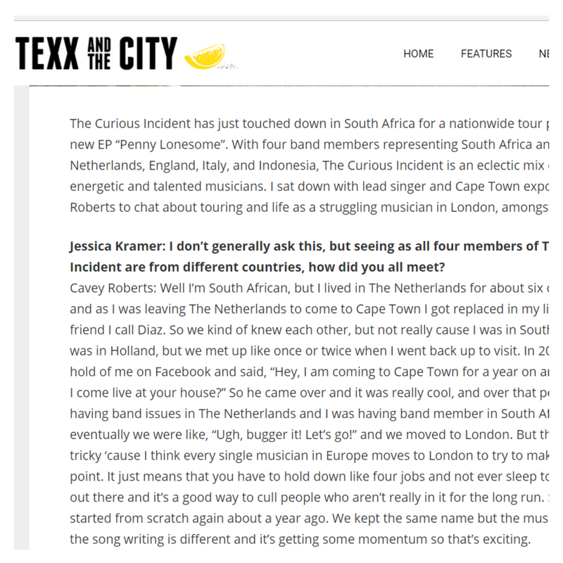 Texx & the City Interview