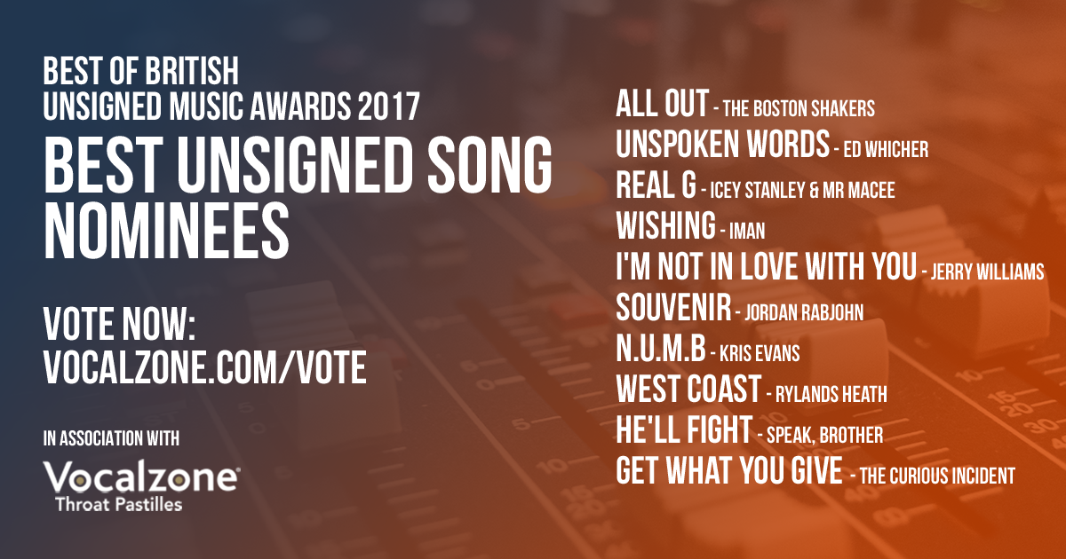 The Curious Incident_Get What You Give_Best Song_Nomination.png