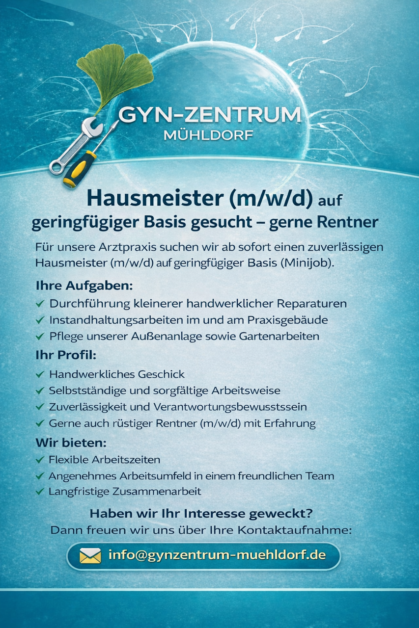 Hausmeister gesucht!
