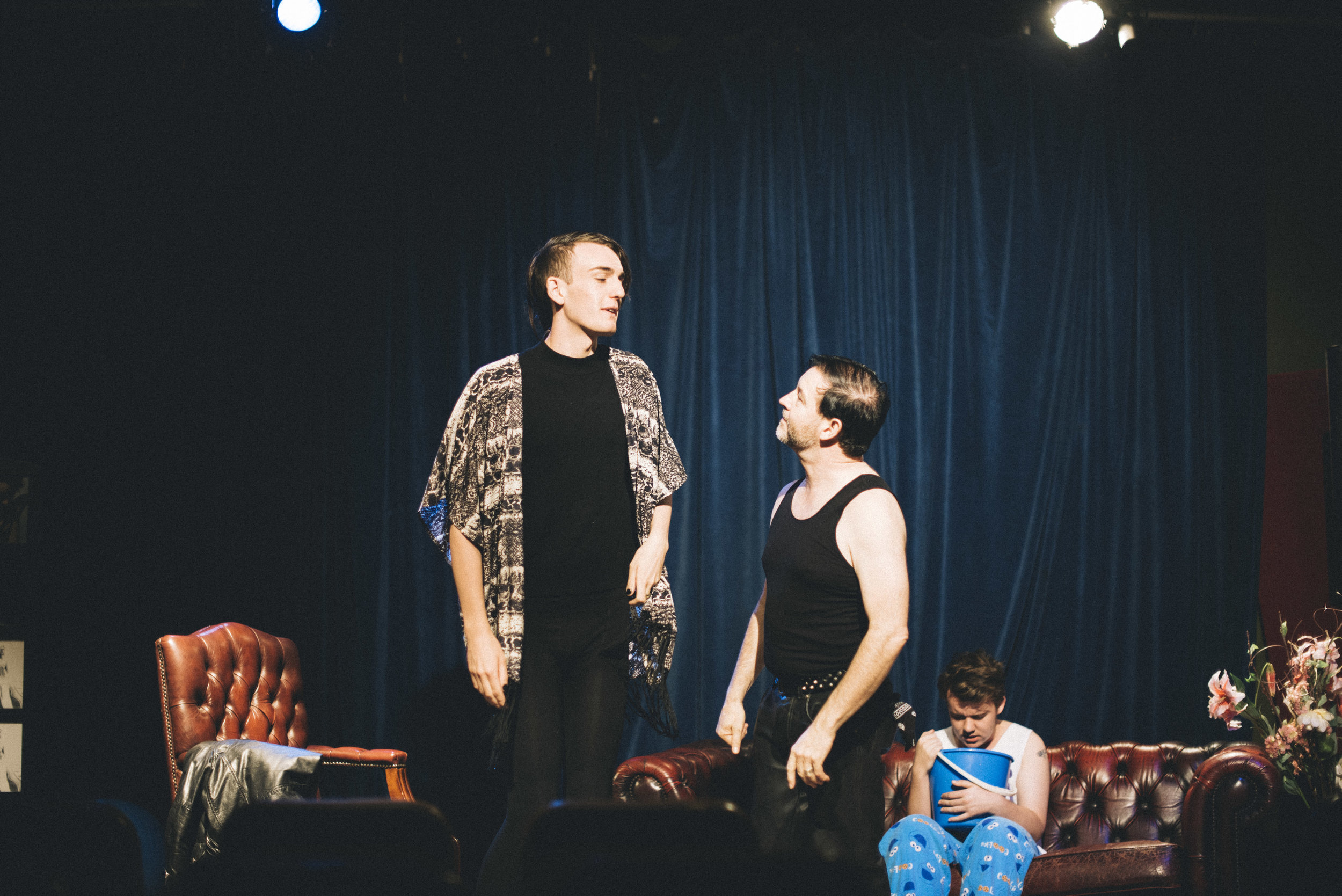 Based on the original work ‘Twelfth Night’ by William Shakespeare, '12 Inch Night' being rehearsed in Project 107's performance space. 