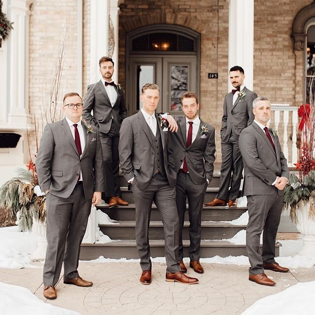 Can&rsquo;t forget about the groomsmen! 👌🏻