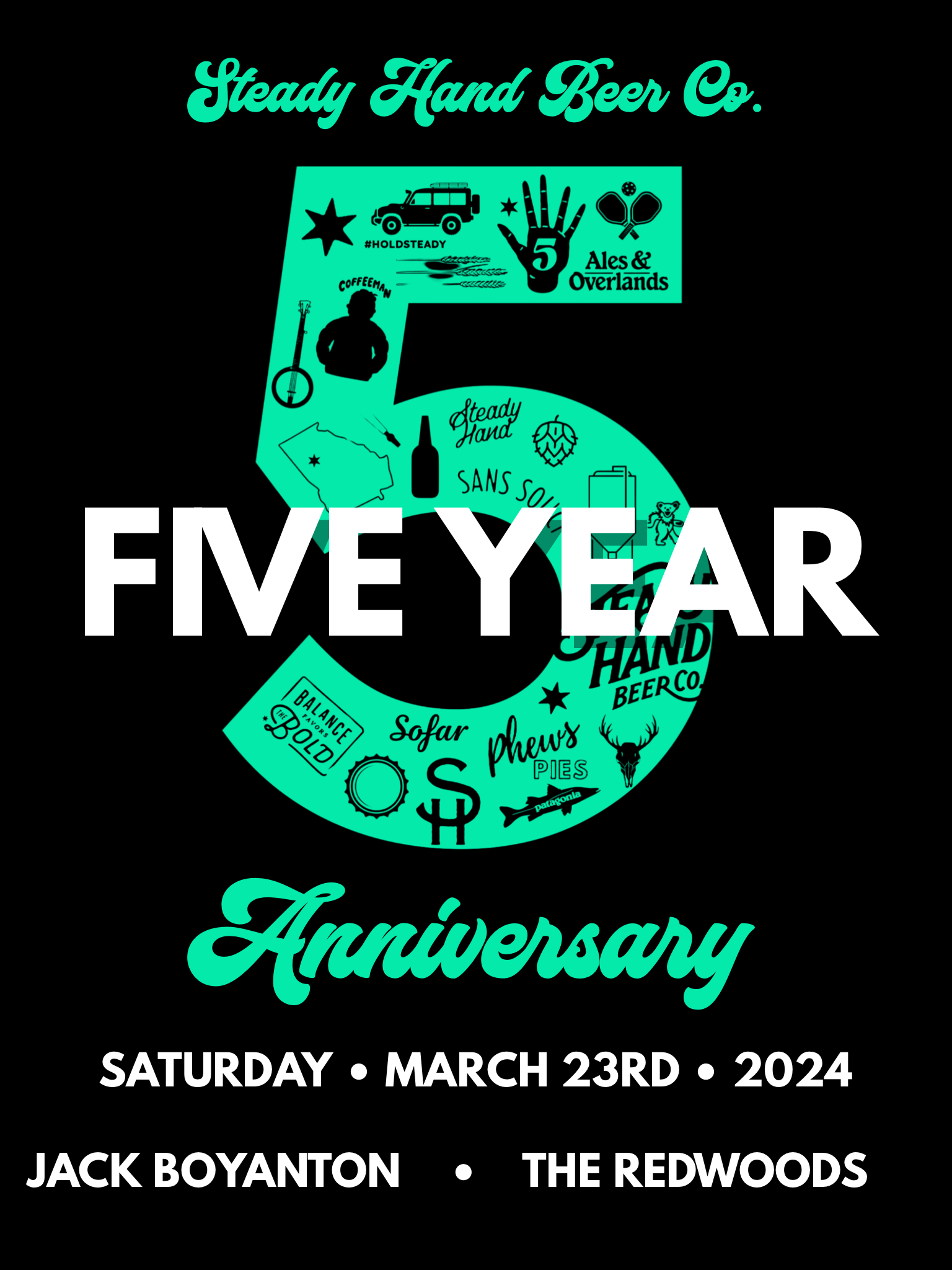 Steady Hand 5th Anniversary 