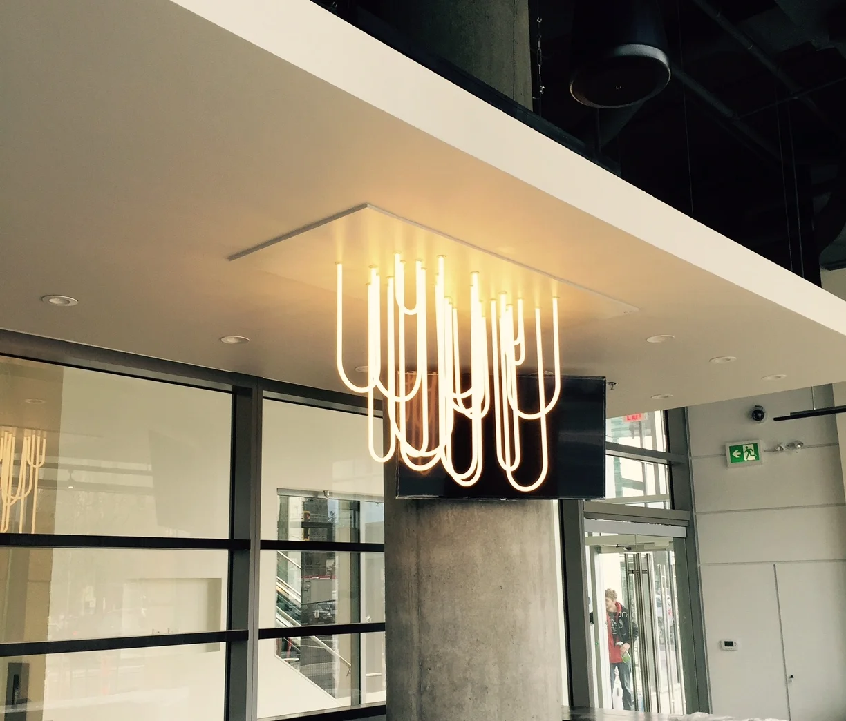 Lit Chandelier