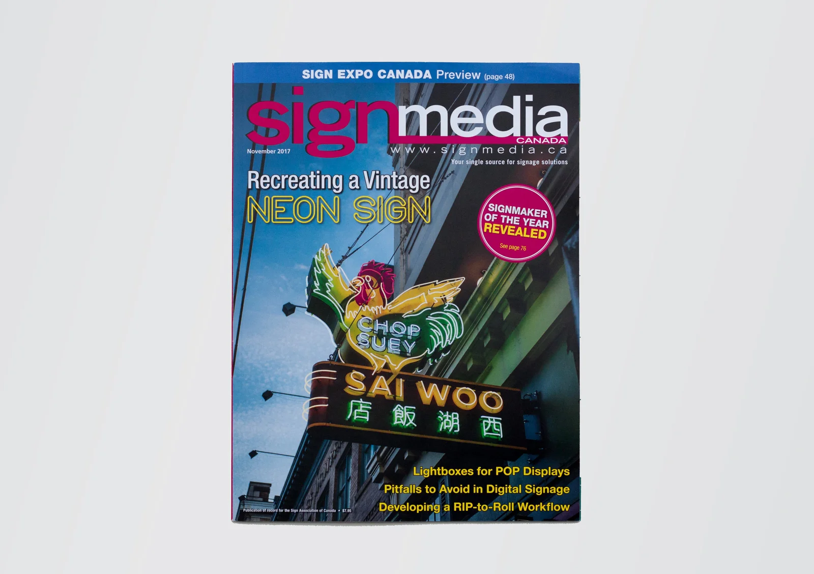 Story: Peter Saunders, Sign Media Canada Cover Photo: Ocean Peak Studios