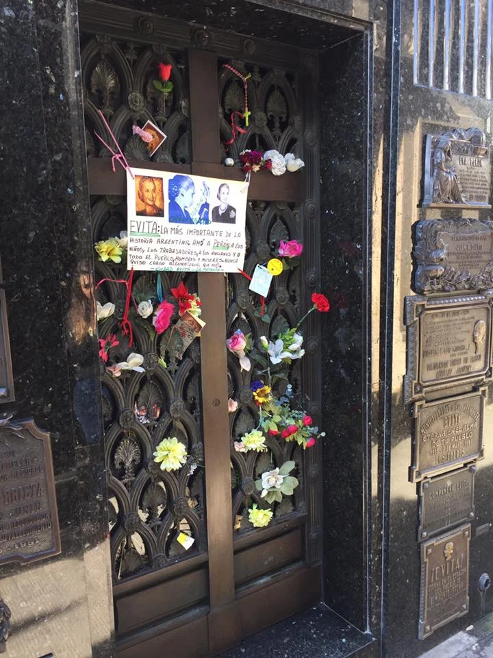 Evita Peron's grave