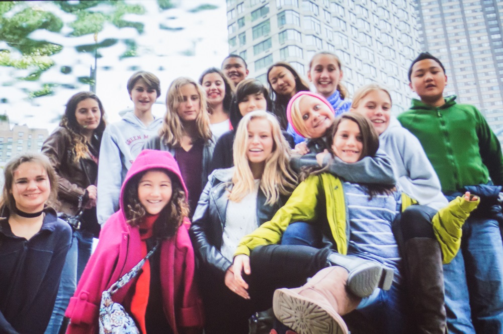 The Class of 2021 on a curricular trip. Green Meadow offers a unique private middle school experience in Rockland County, NY.