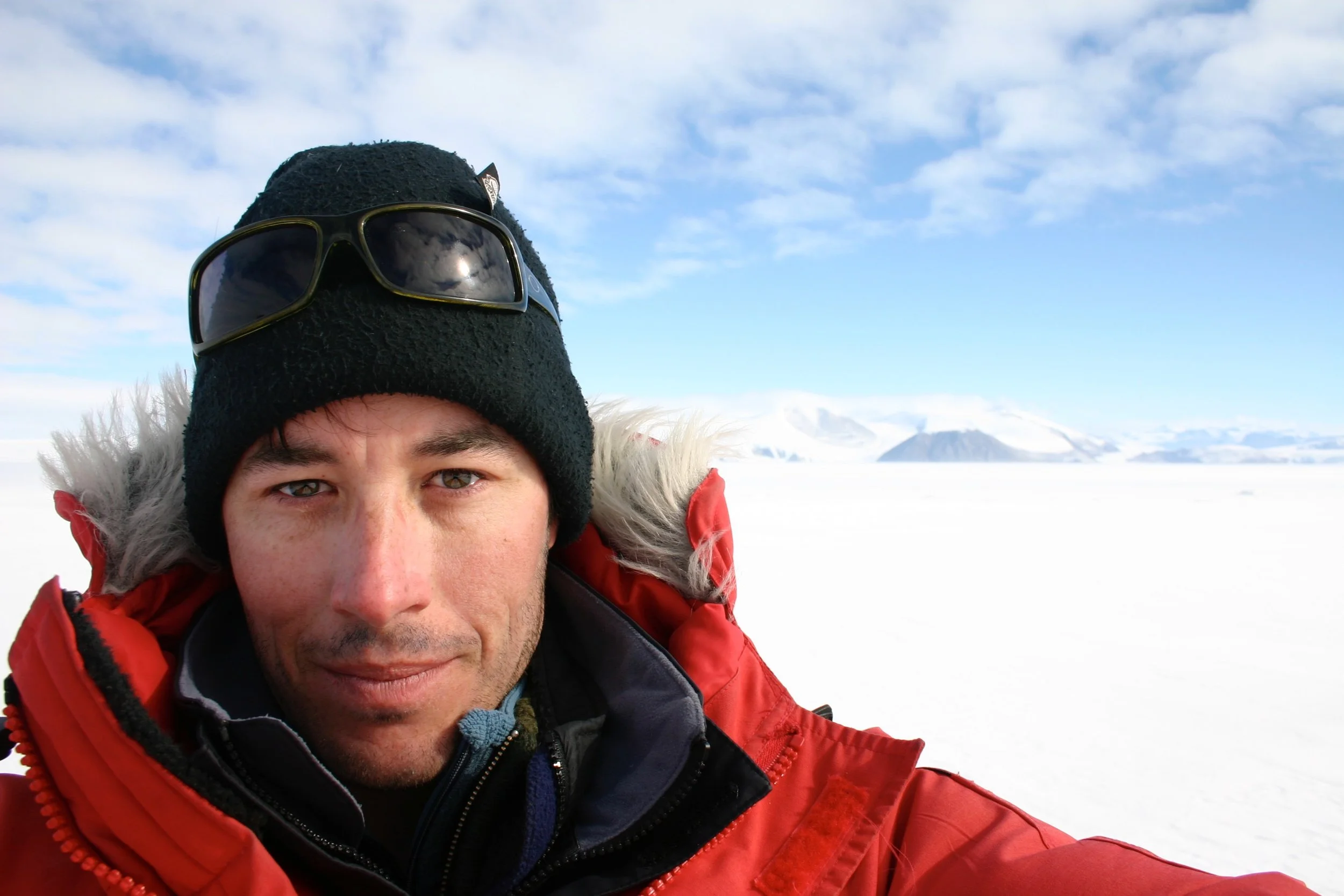 Ken Mankoff in Antarctica.
