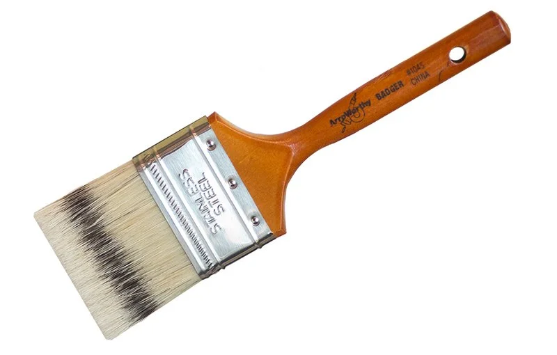 WHITE CHINA BADGER BRUSH | PROFESSIONAL SERIES