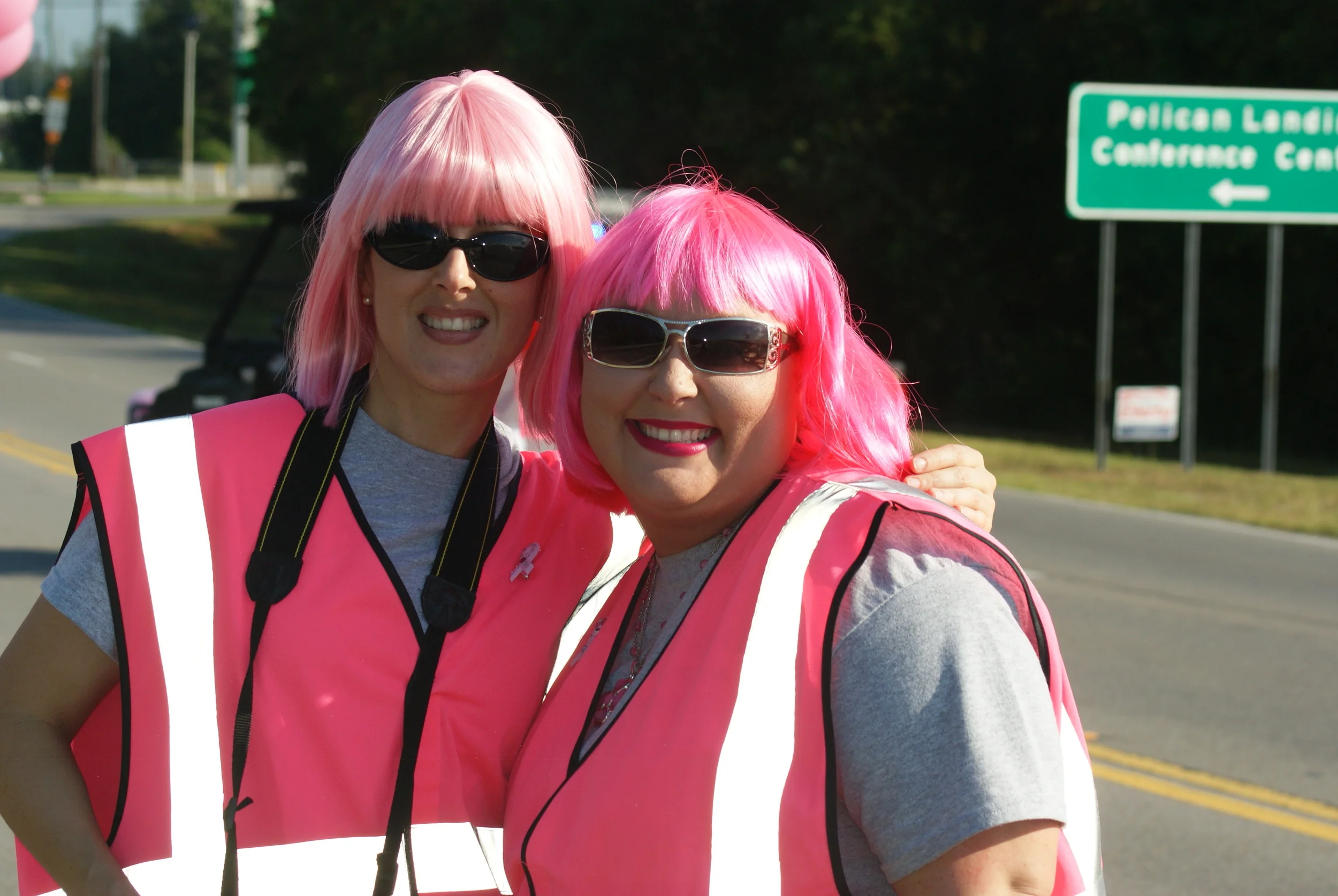 Pink wigs make every event better.
