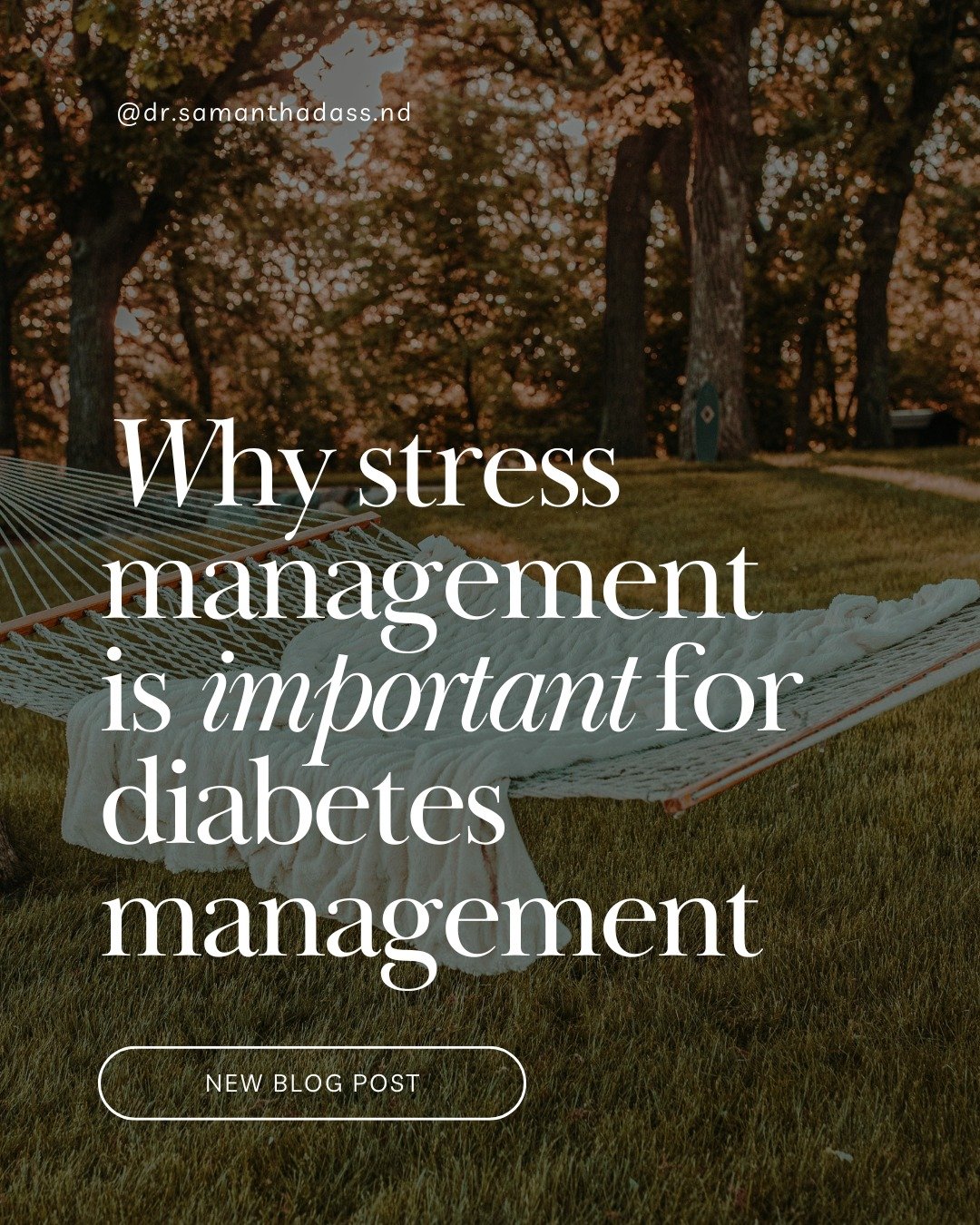 Stress might be spiking your blood sugar🍦

If you're thinking about preventing or managing diabetes, don't forget about stress management. 

Chronic stress can lead to high blood sugar levels and insulin resistance. 

Read more about this in my late