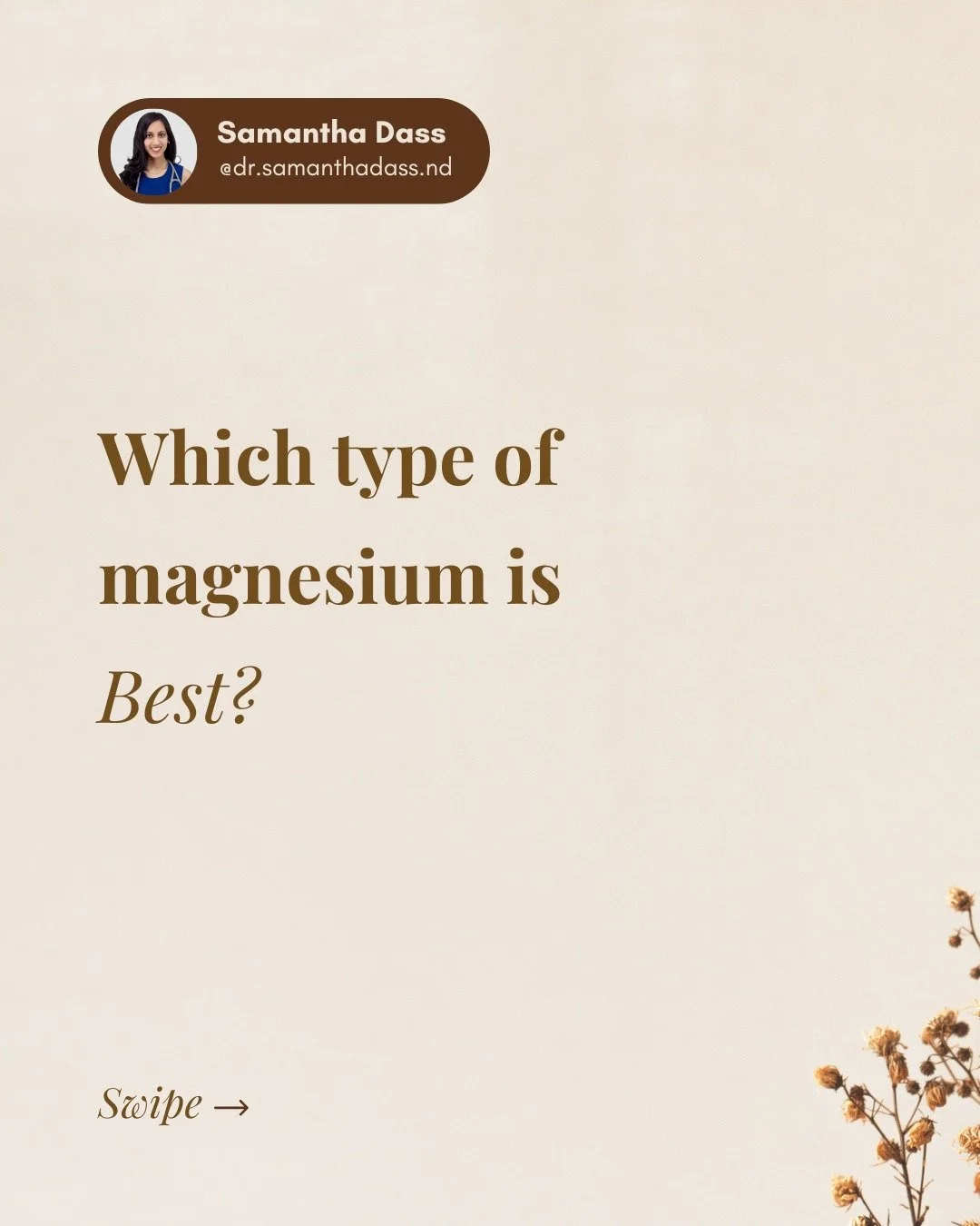 My pet peeve with the magnesium posts that I see on social media is that they talk about this topic as if the answers are definitive and proven. 

&ldquo;If you have fatigue you must take magnesium malate, not magnesium citrate!&rdquo;

We don&rsquo;