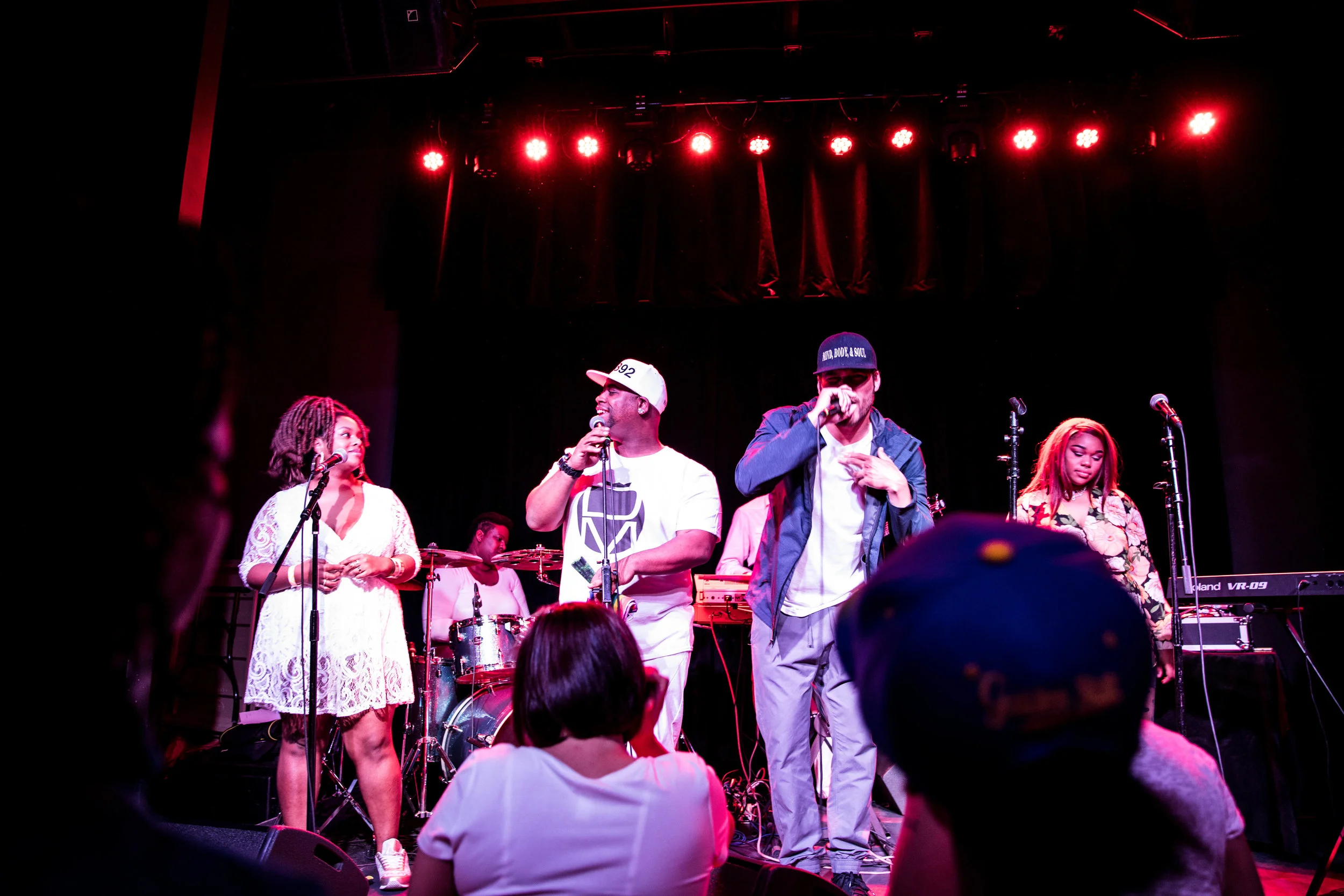 Dominique Morgan and friends at SOLD OUT One Night Only Show at Reverb Lounge