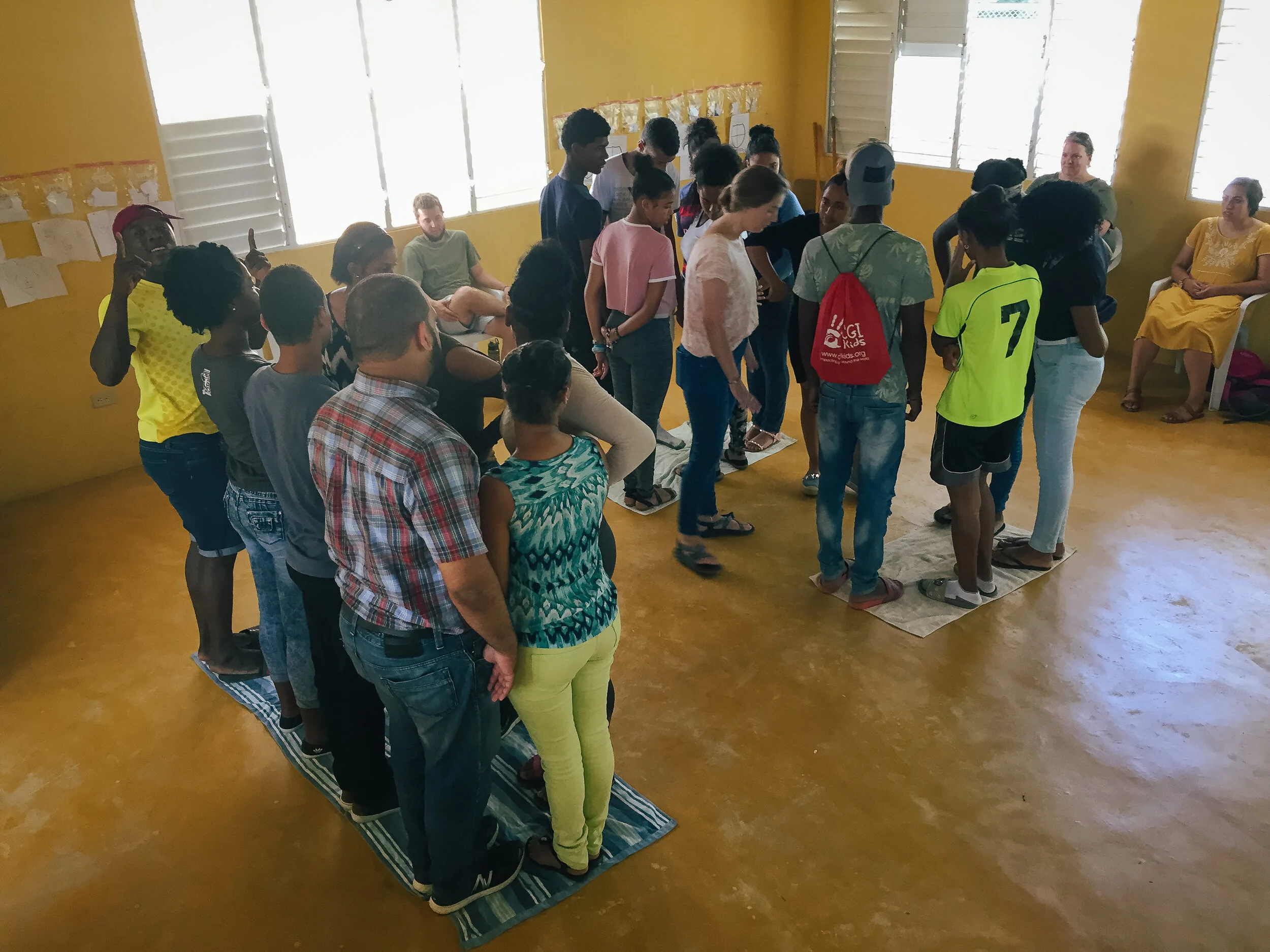 Training included lots of interactive games to keep students’ attention while teaching problem solving skills.
