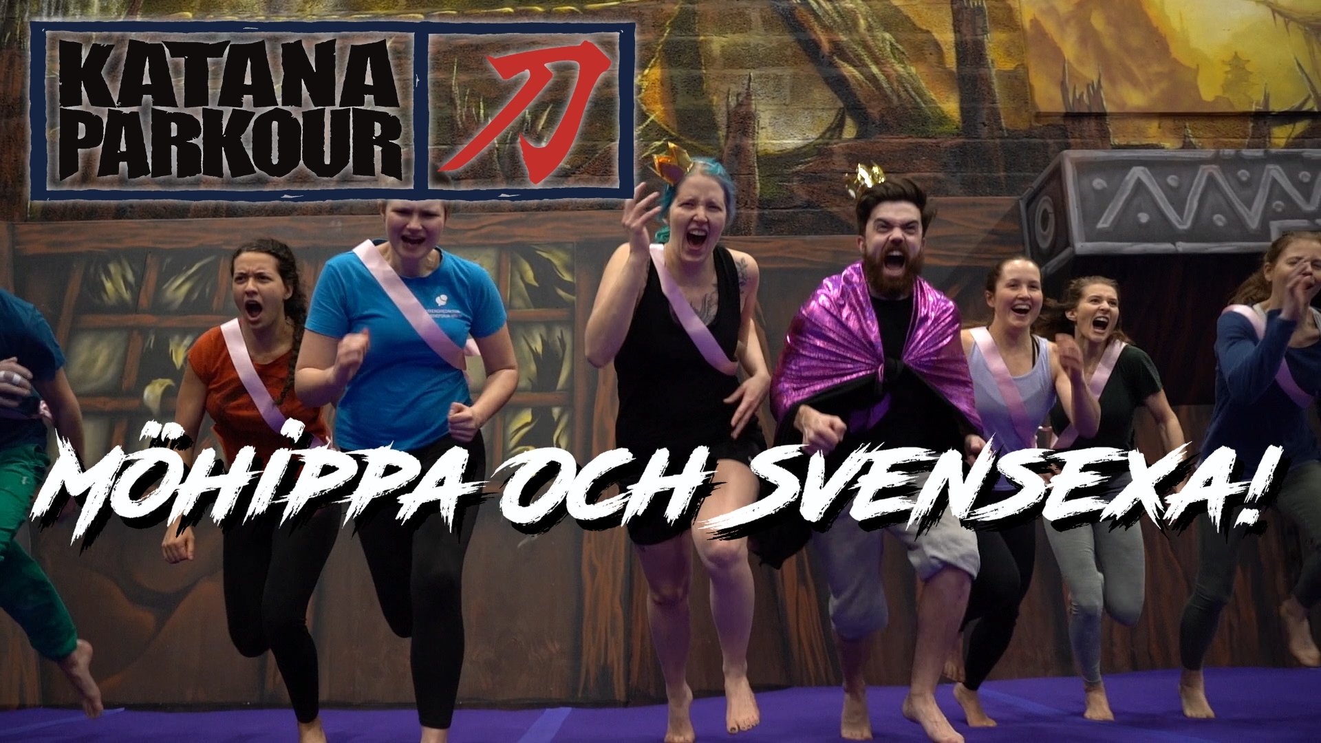 Katana Parkour Möhippa Och Svensexa