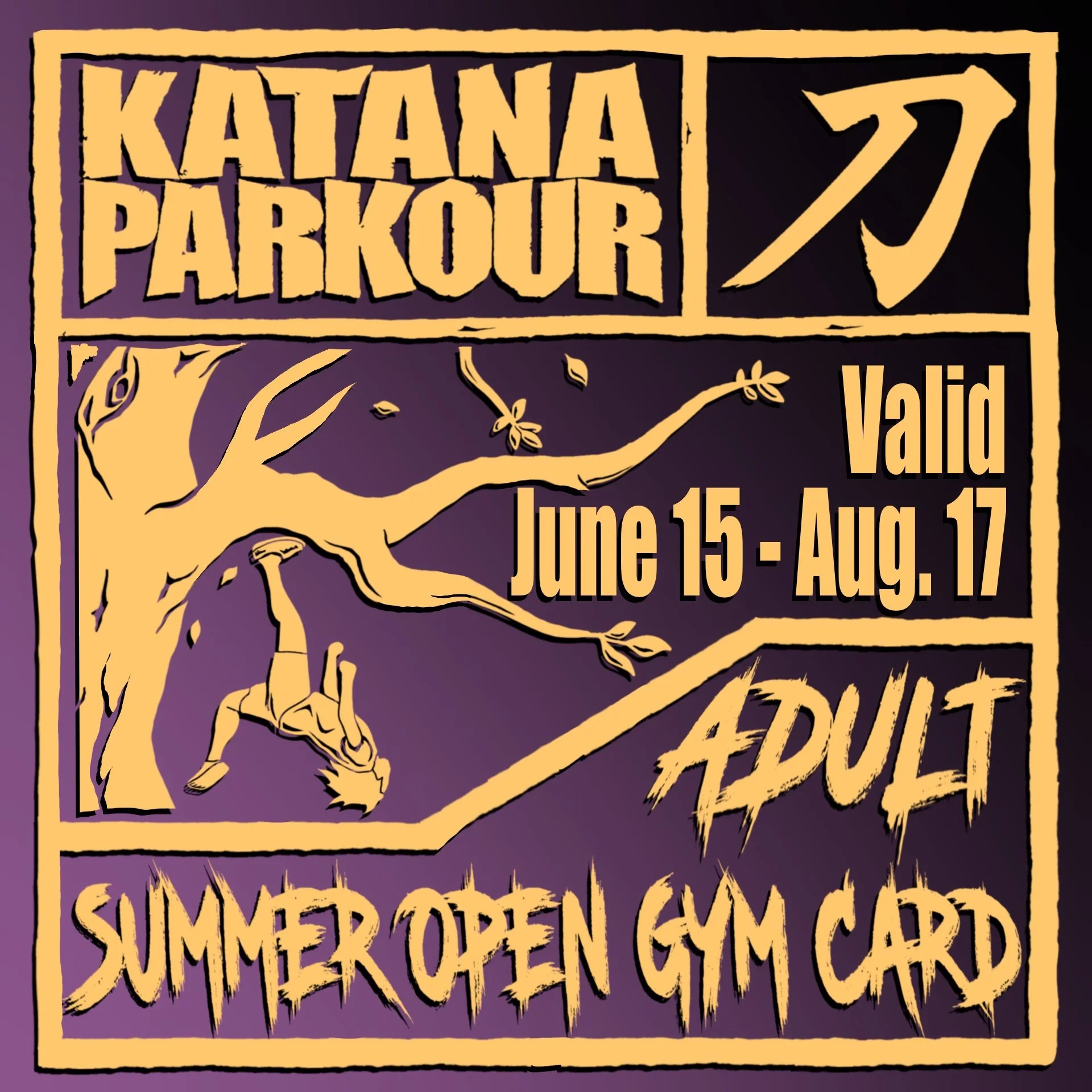 Adult Summer Open-Gym Card