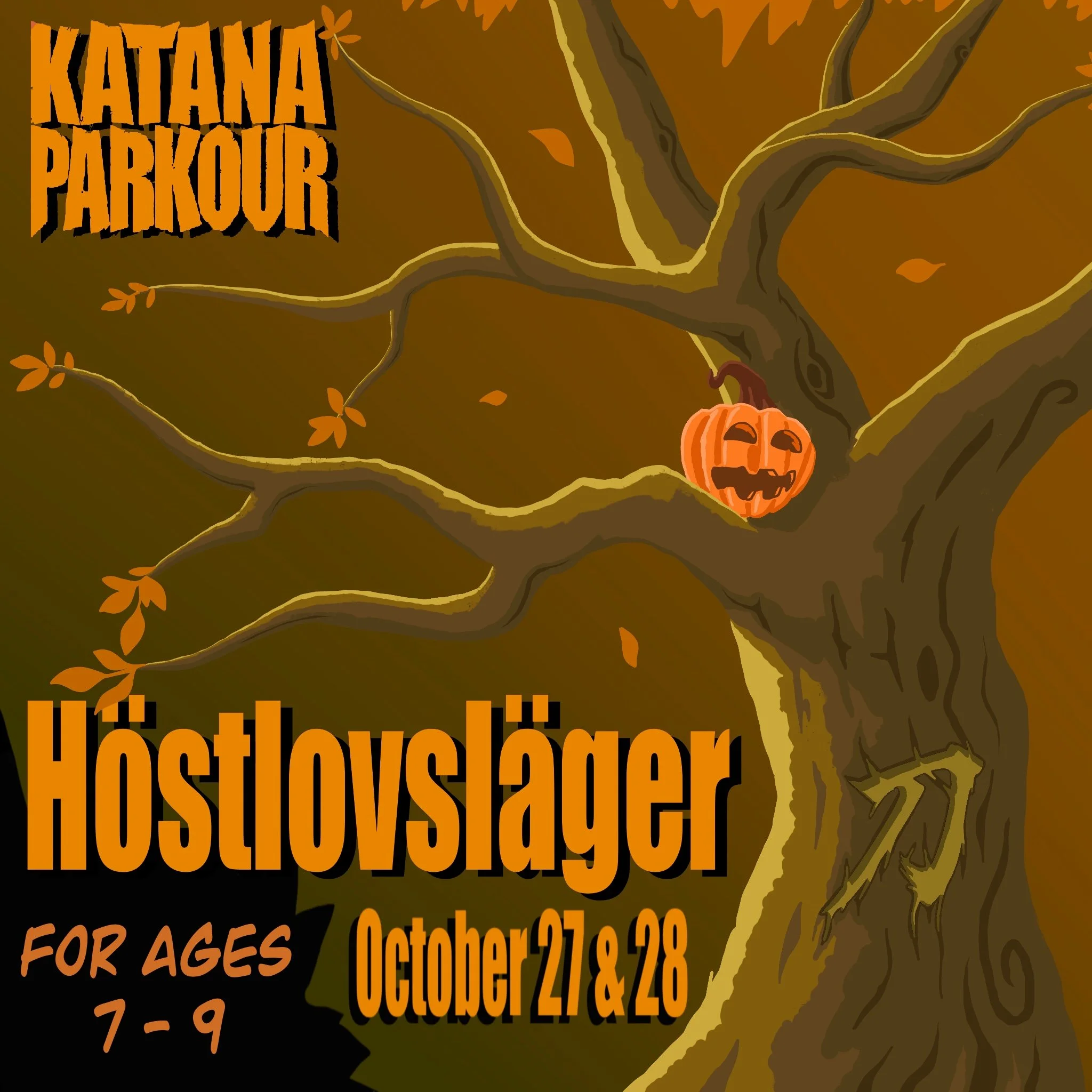 Höstlovsläger for ages 7 -9, October 27 & 28