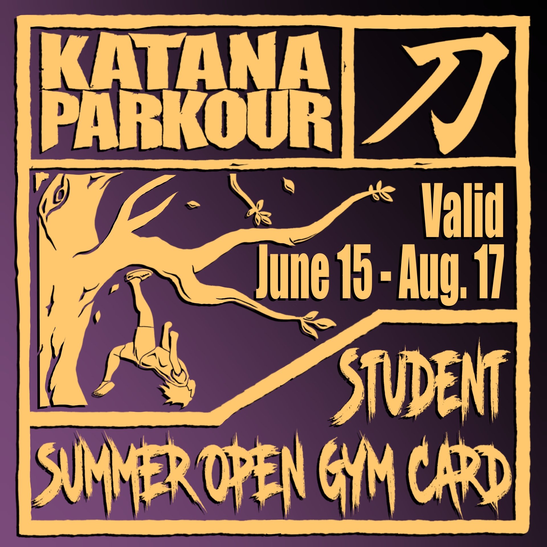 Student Summer Open-Gym Card