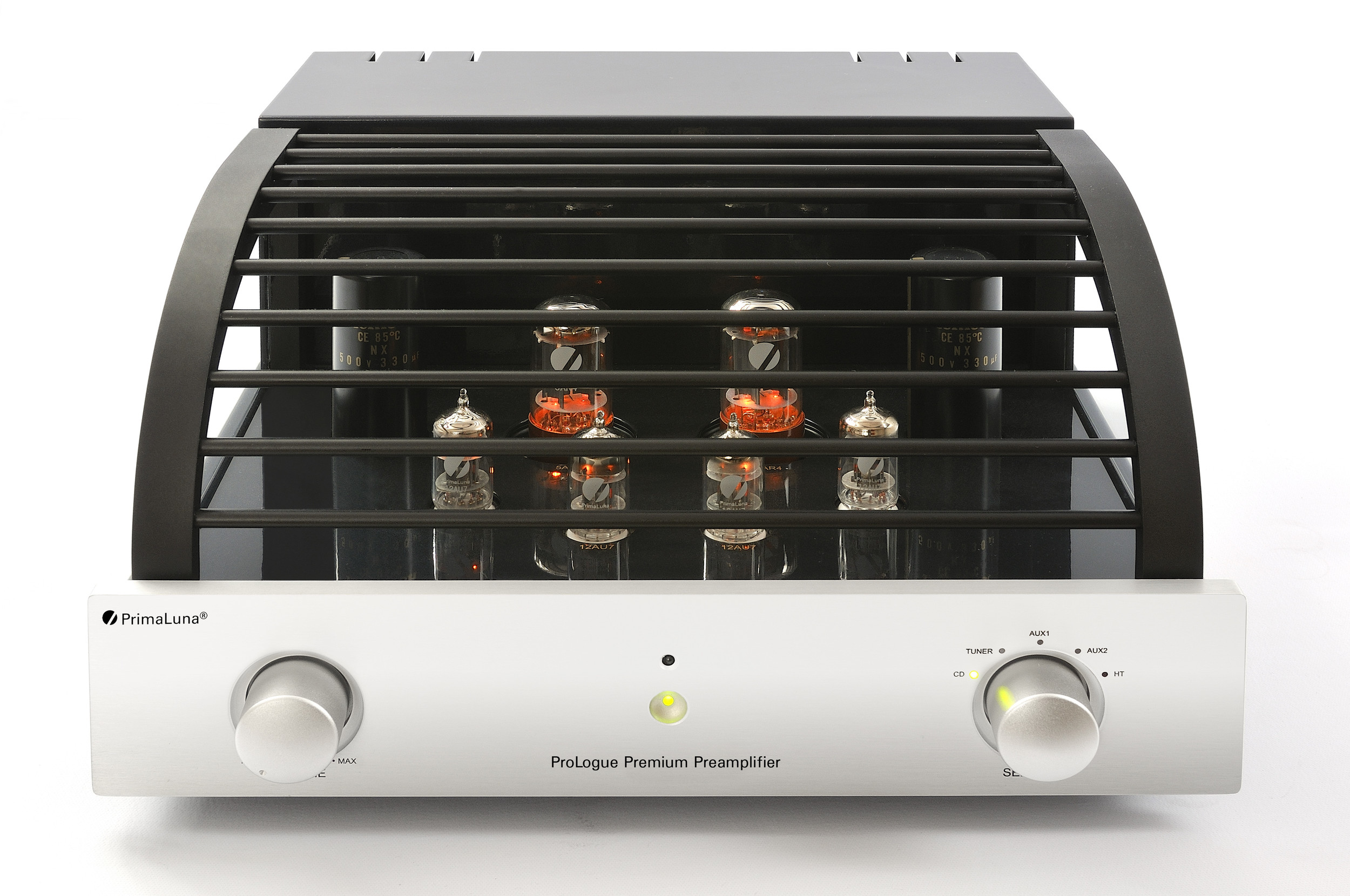 Prologue Premium Preamplifier - silver - front with cover - HR - JPG.jpg