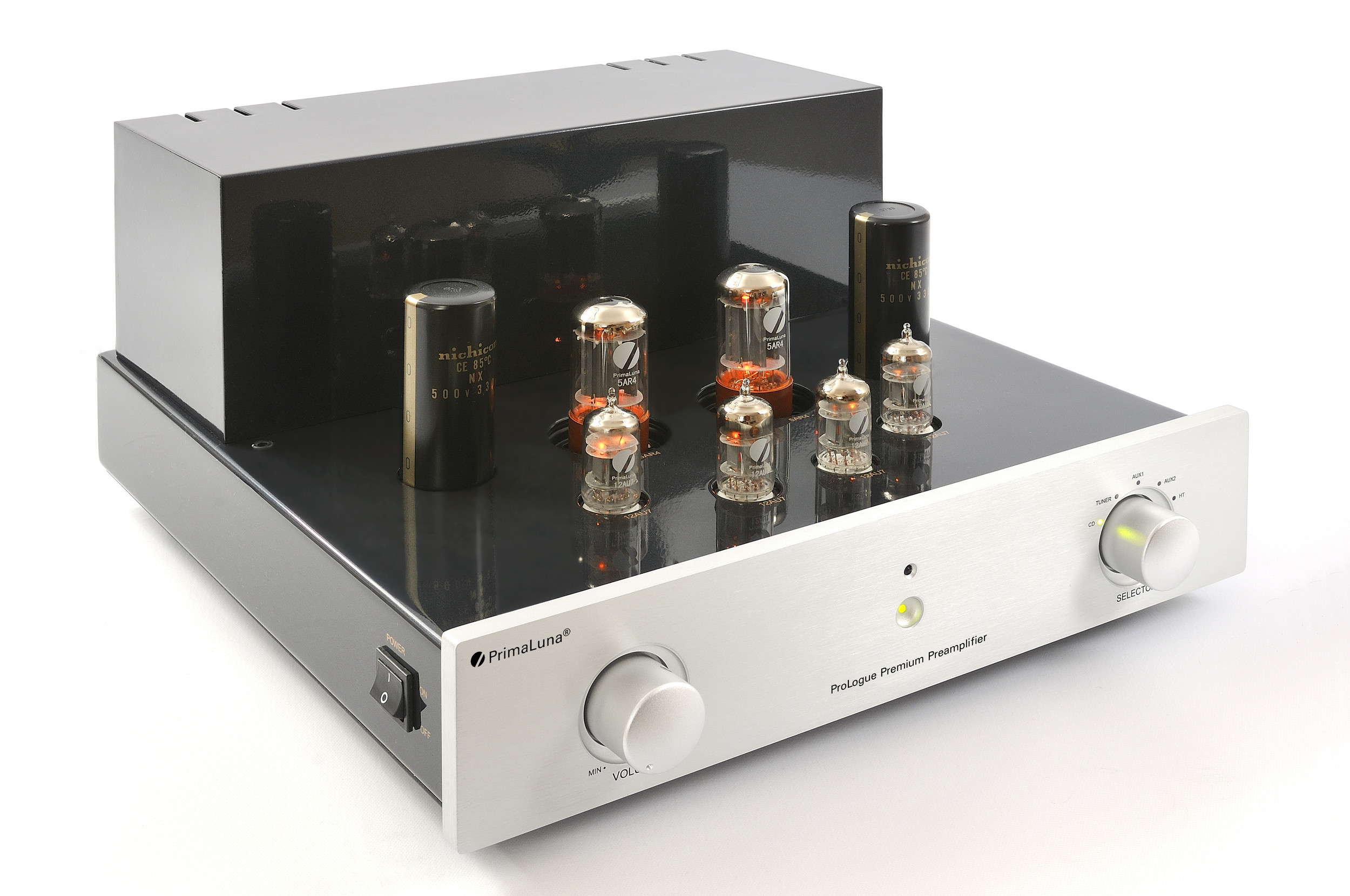 Prologue Premium Preamplifier - silver - front, side with no cover - HR - JPG.jpg