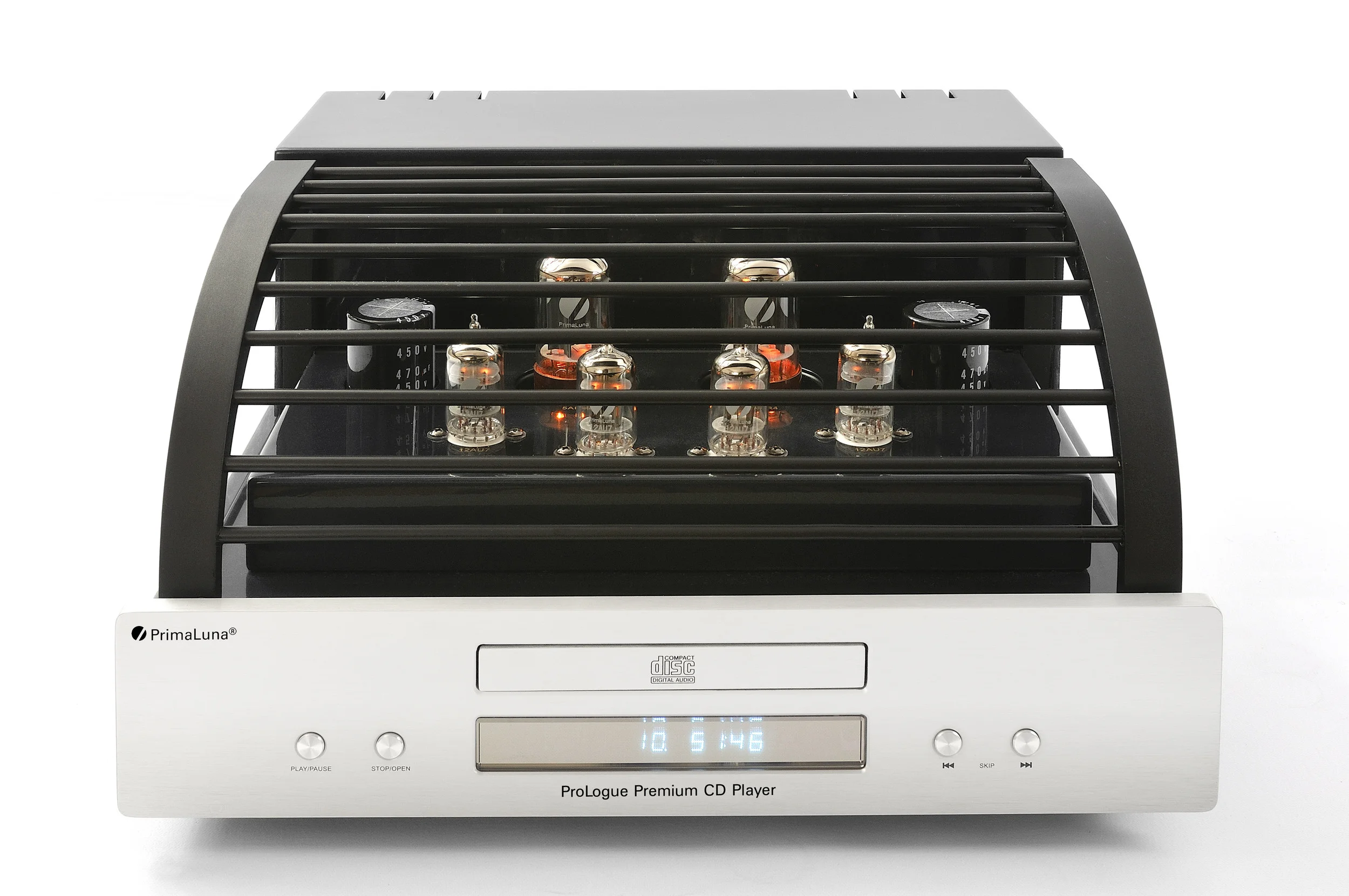 Prologue Premium CD Player - silver - front with cover - HR - JPG.jpg
