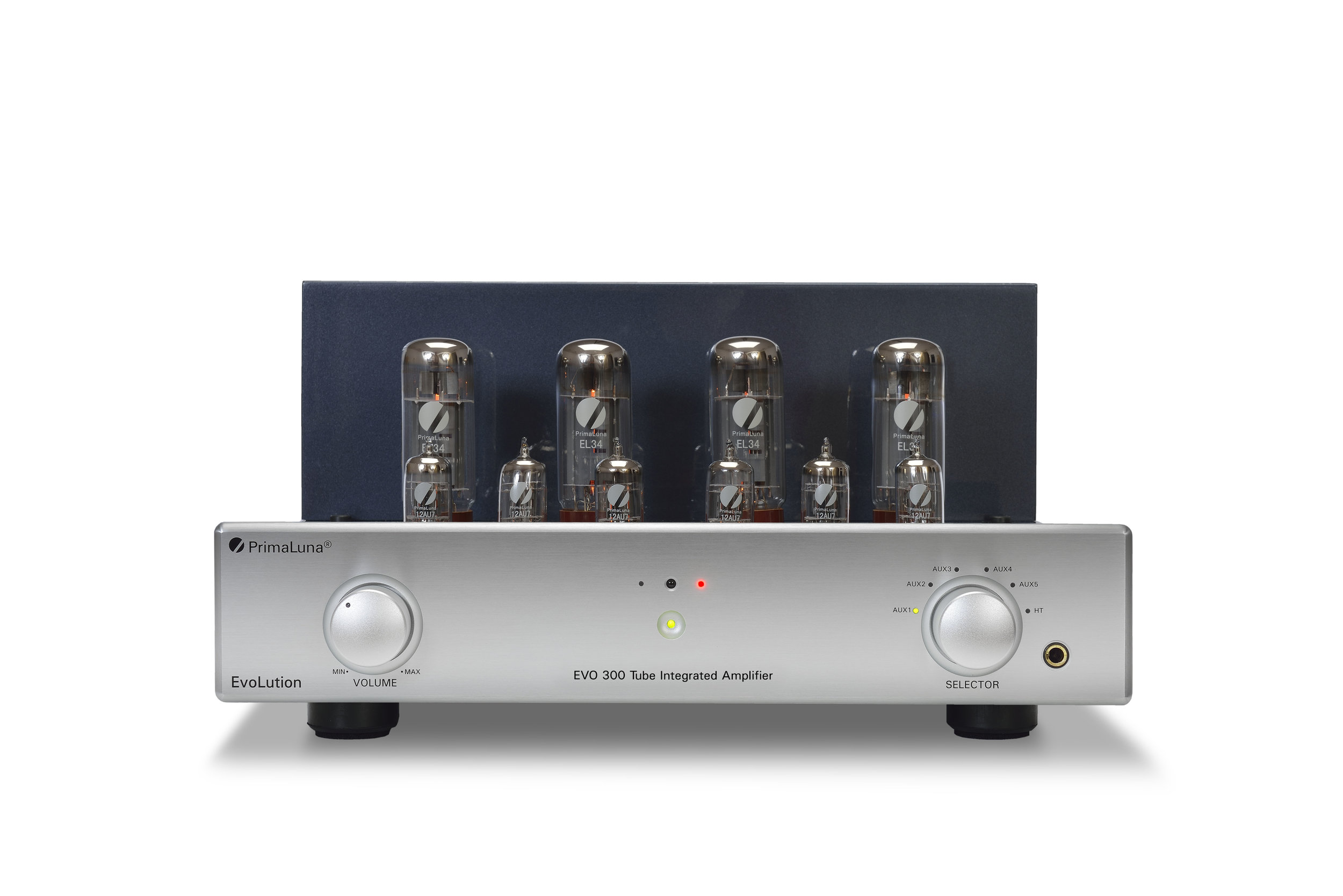 050b - PrimaLuna Evo 300 Tube Integrated Amplifier - silver - front low - white background - kopie.jpg