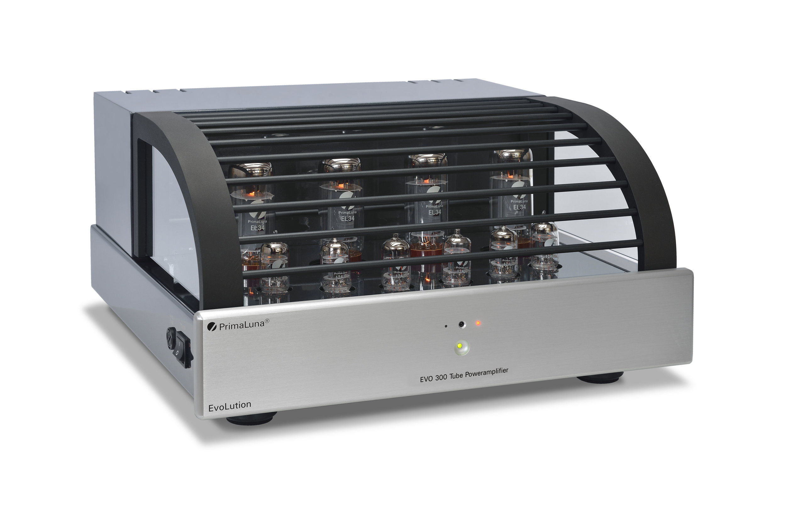 035b - PrimaLuna Evo 300 Tube Poweramplifier - silver - slanted - white background.jpg