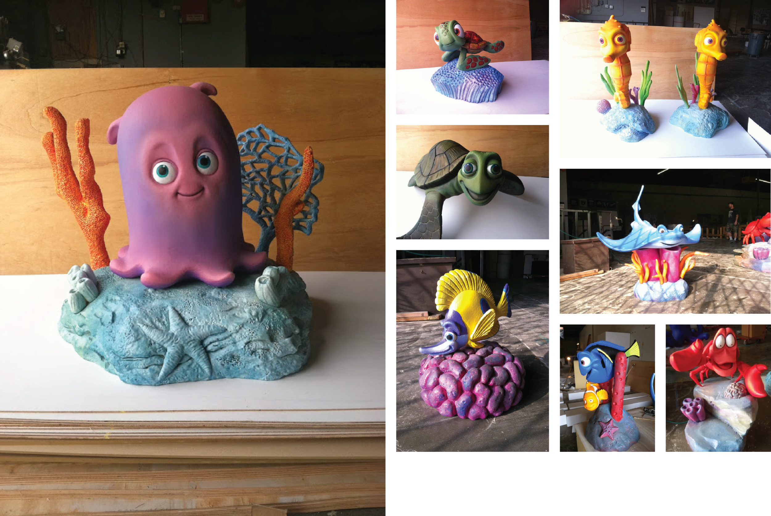 Character Sculptures for Private Event (2014)