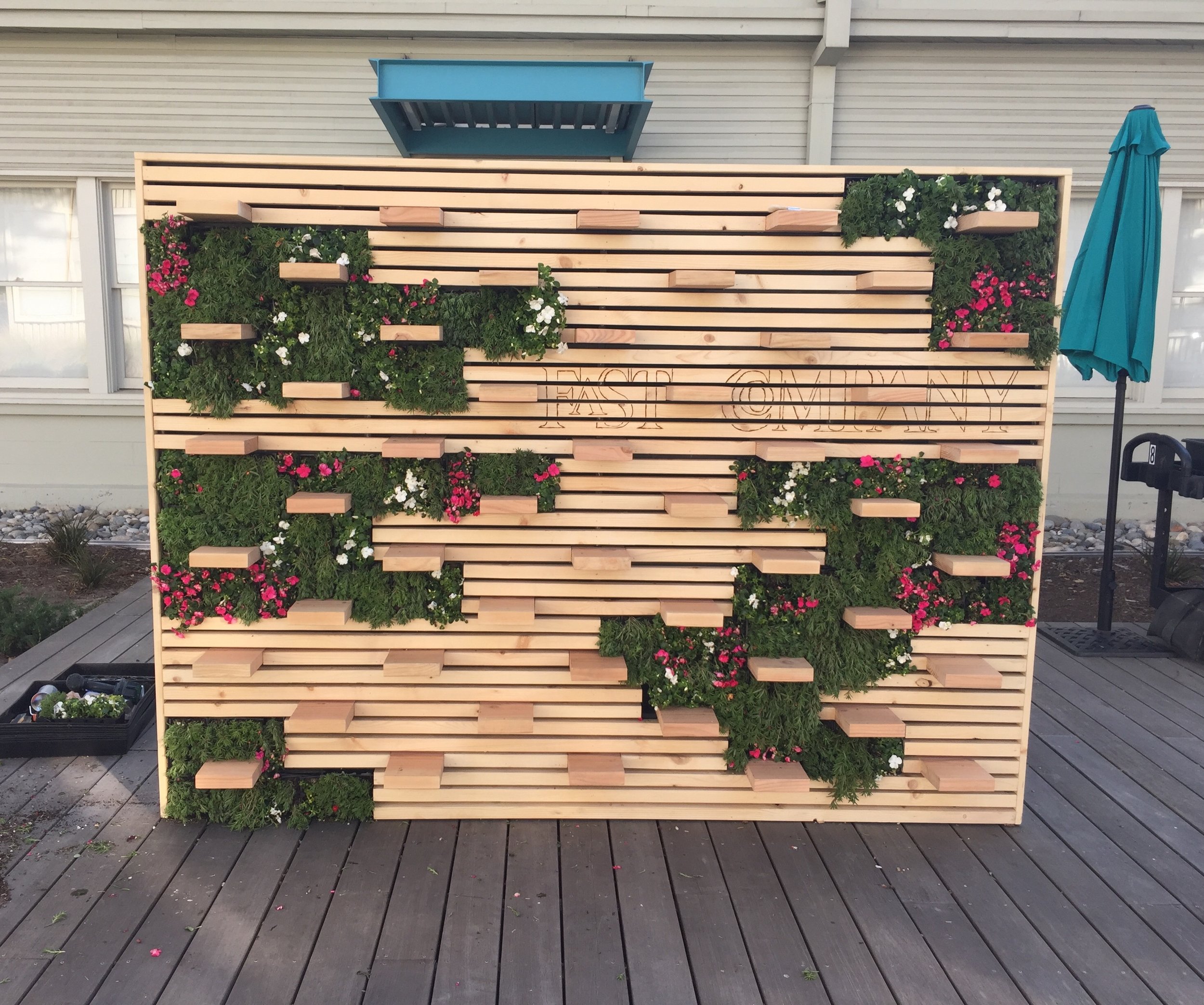 Flower Wall for Fast Company's Creativity Counter-Conference