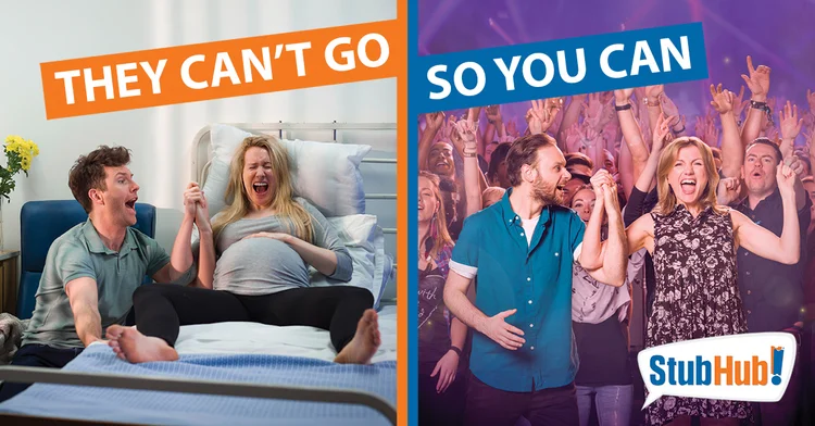 StubHub Multi platform campaign - They Can’t Go So You Can