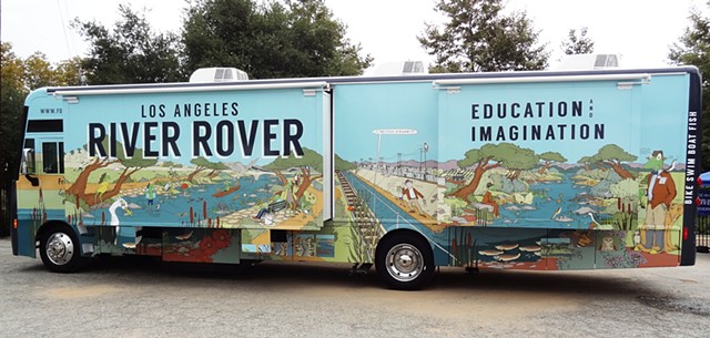 Moving Museum interior exhibition and exterior printing.