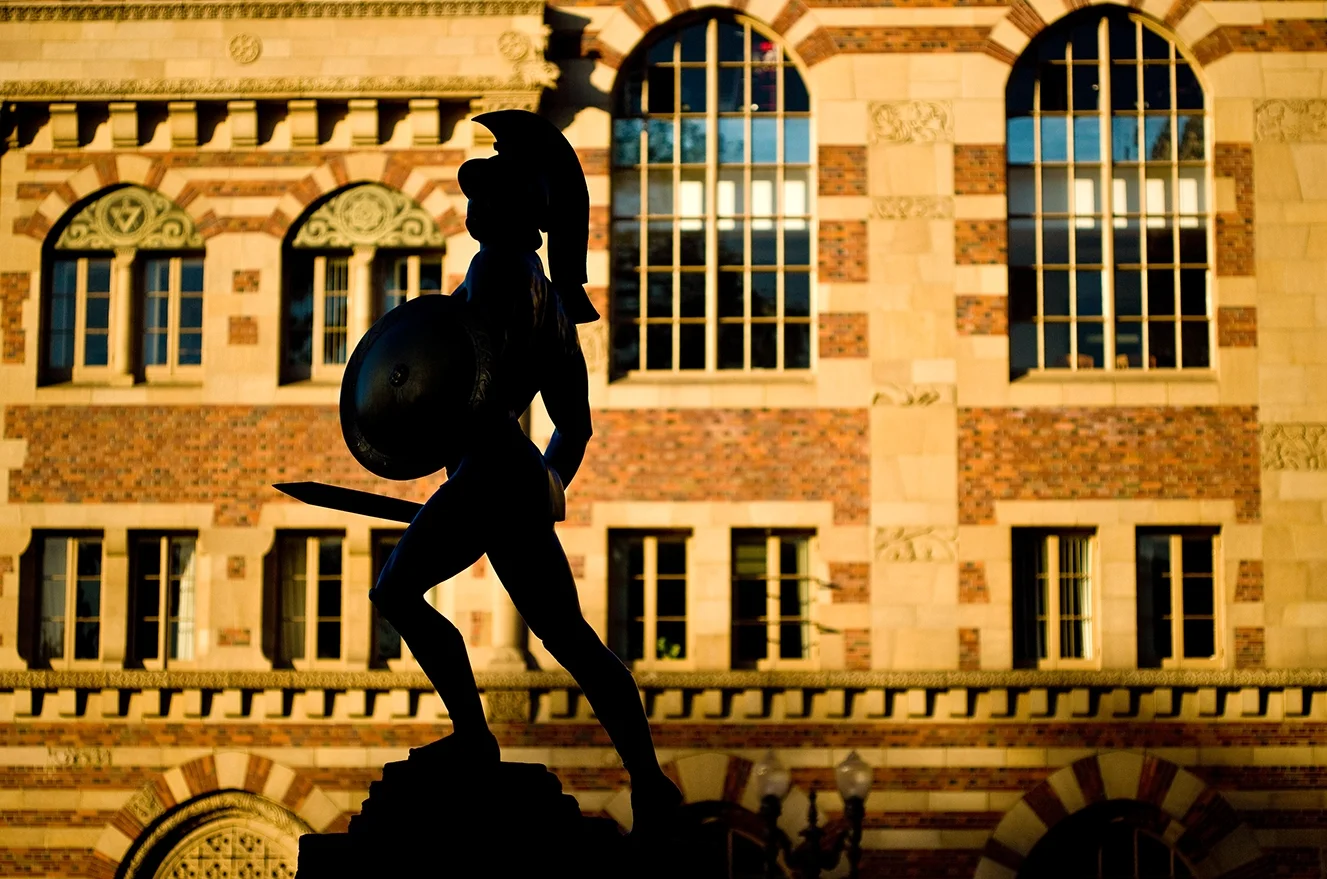 Iconic Statue on Renowned University Campus