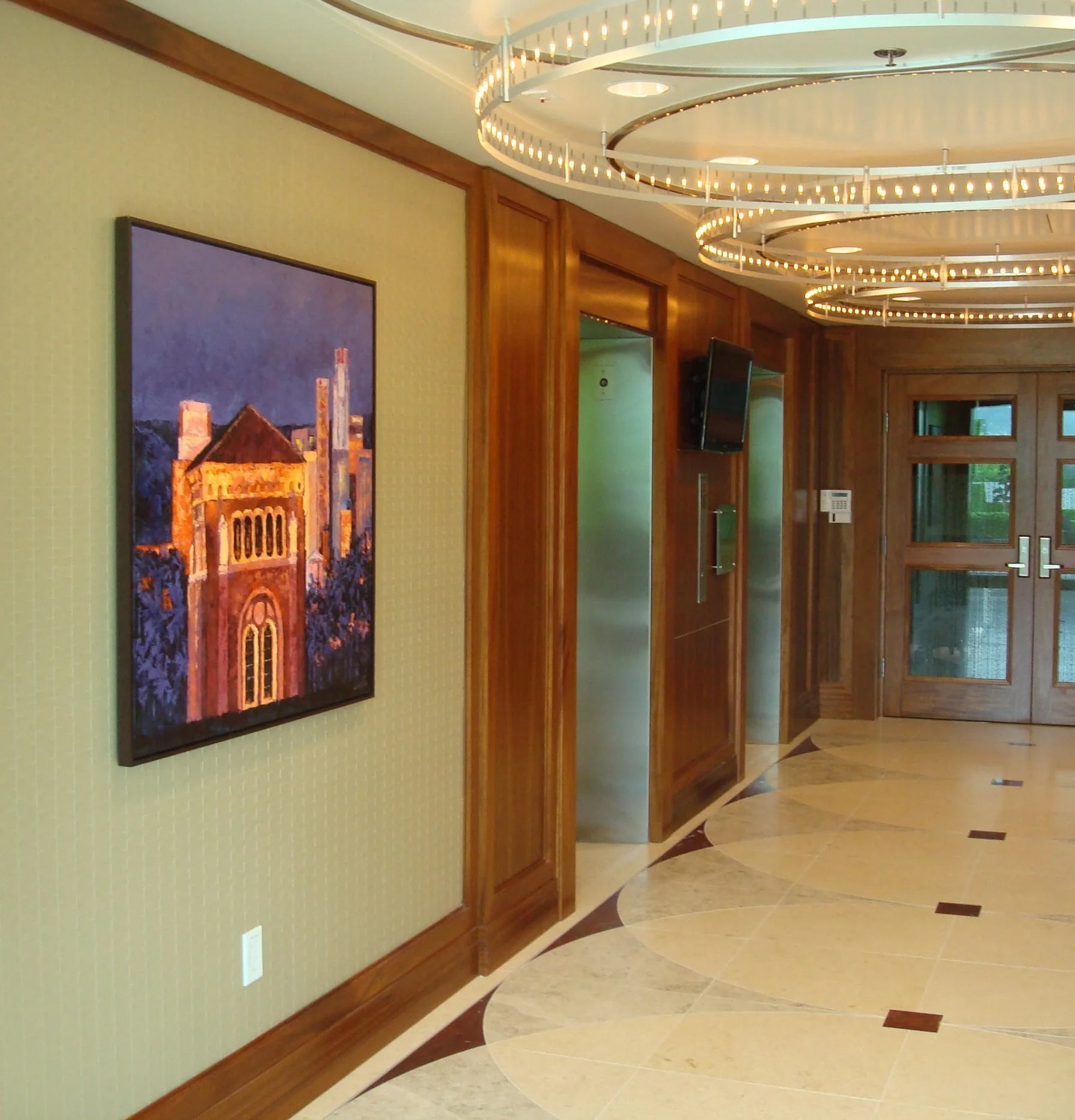 Original Painting on Panel Commission in Situ