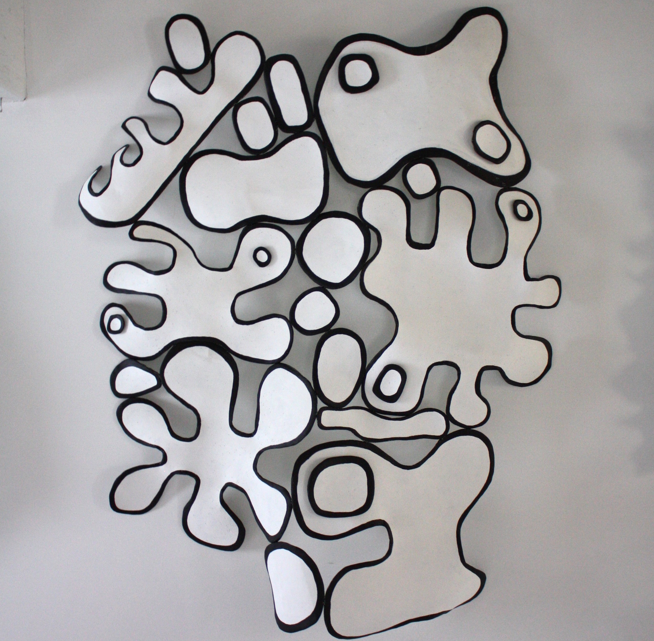 Mixed Media Wall Sculpture Installation