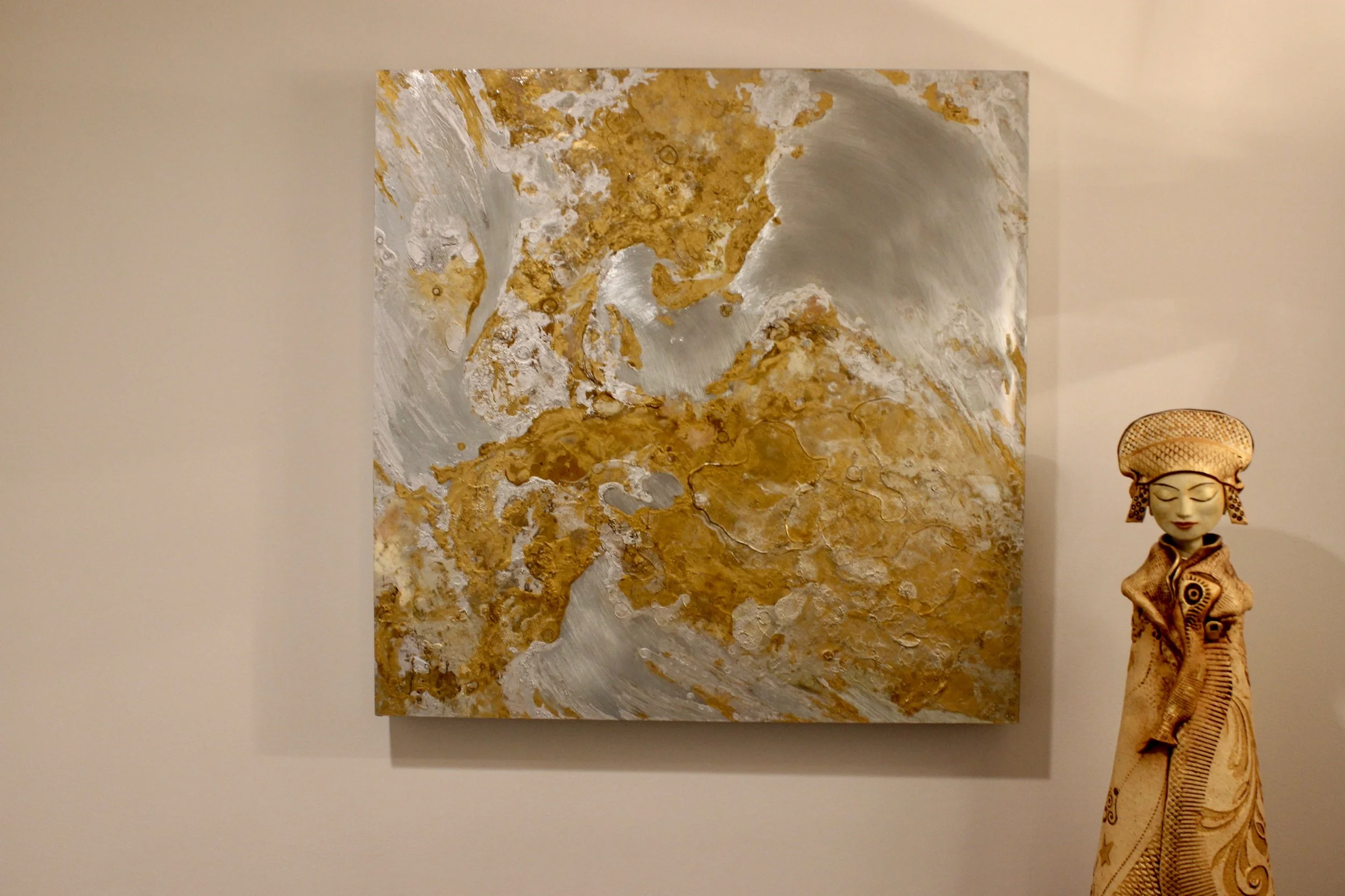 Layered Metal on Resin commission
