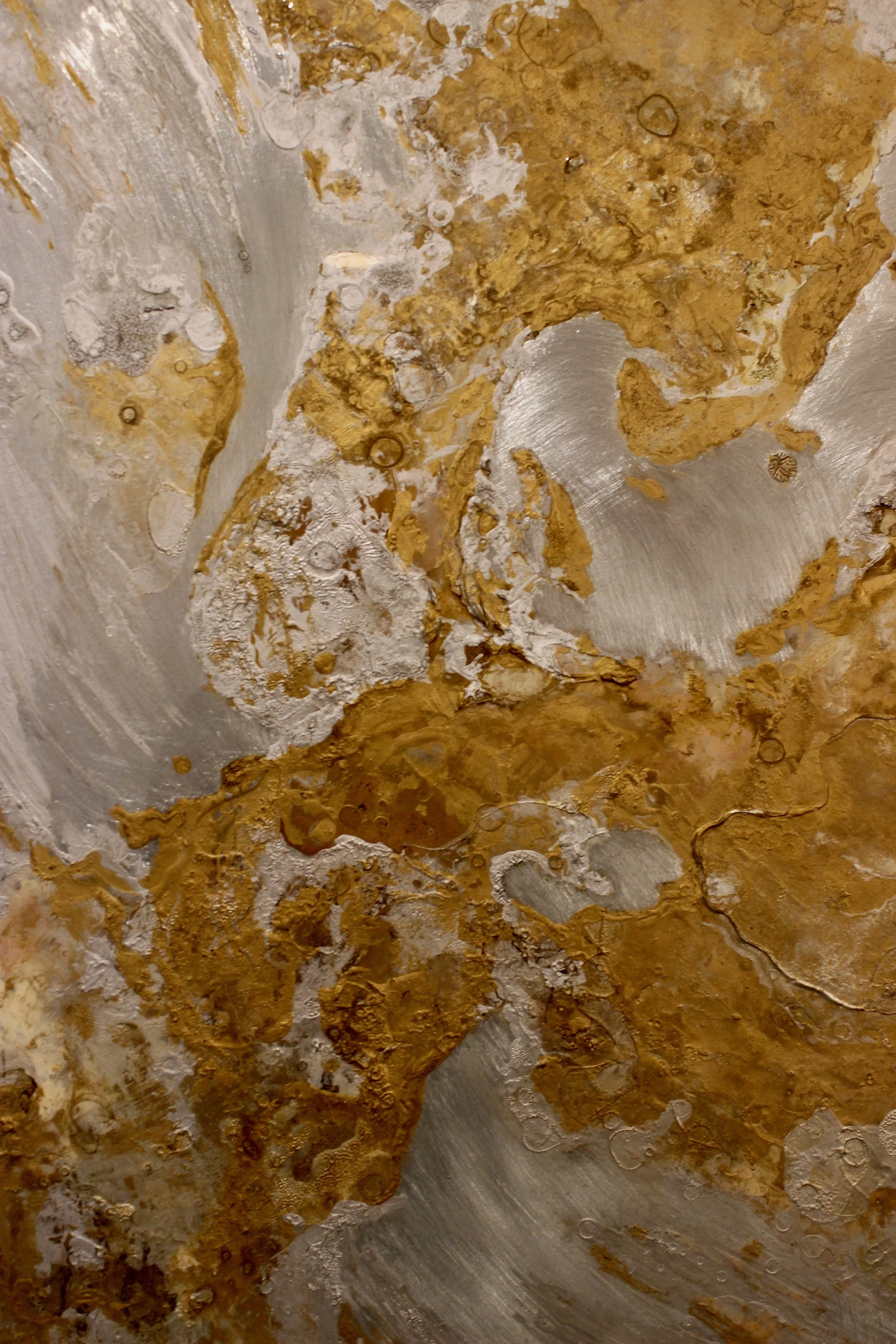 Layered Metal on Resin commission-Detail