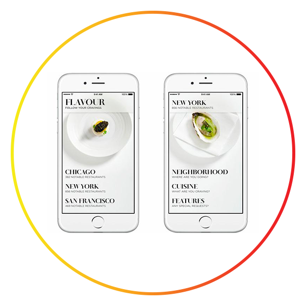Flavour, “our” favorite restaurant app